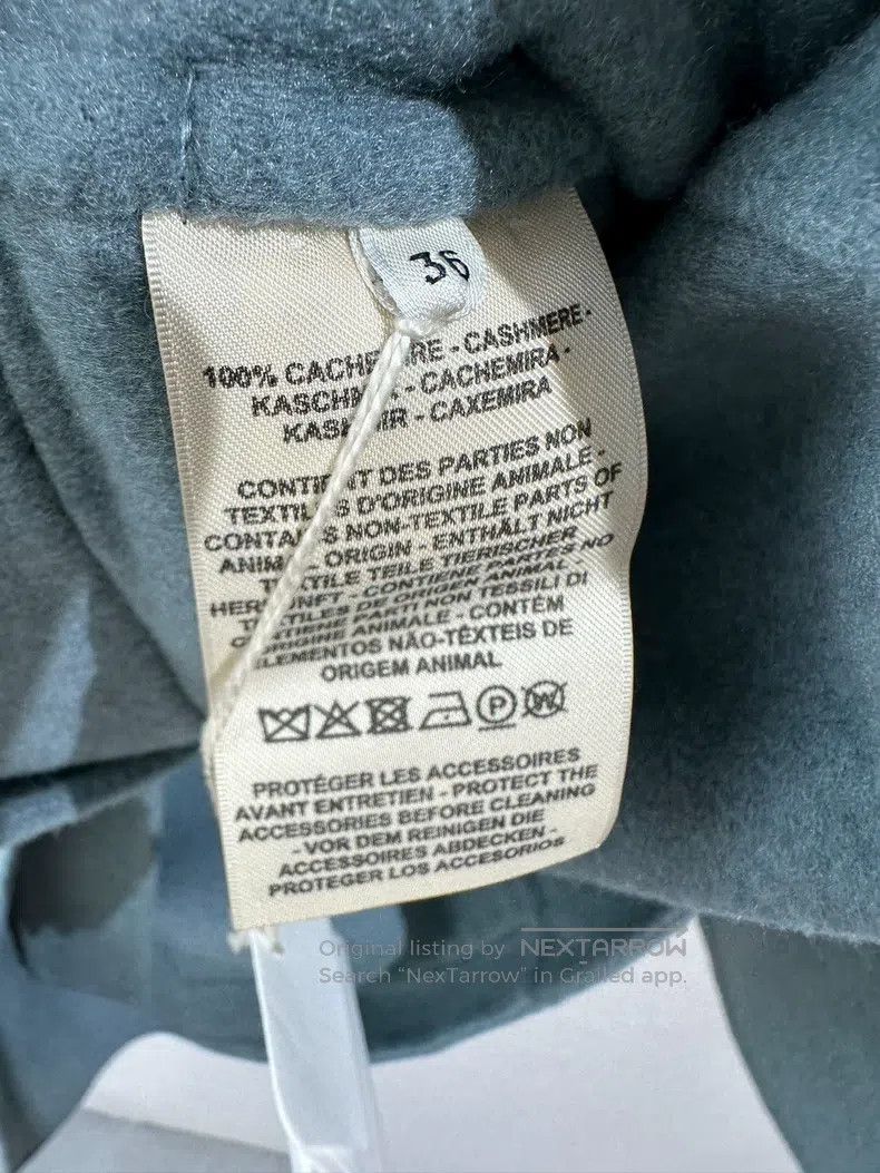 Hermes Hermes Smog blue double-faced cashmere coat Size XS / US 0-2 / IT 36-38 - 3 Thumbnail