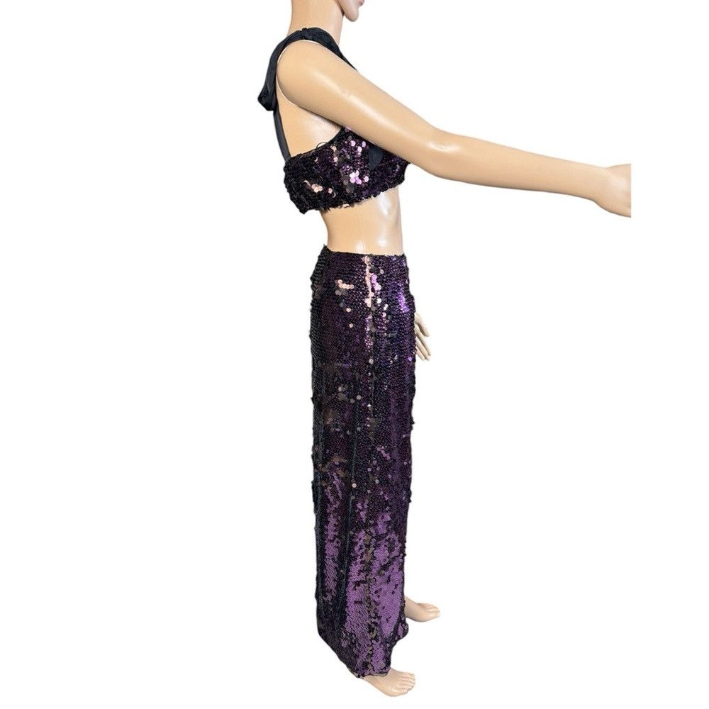 Free People NWT New $198 Free People Star Bright Sequin Two-Piece Crop Size XS / US 0-2 / IT 36-38 - 3 Thumbnail