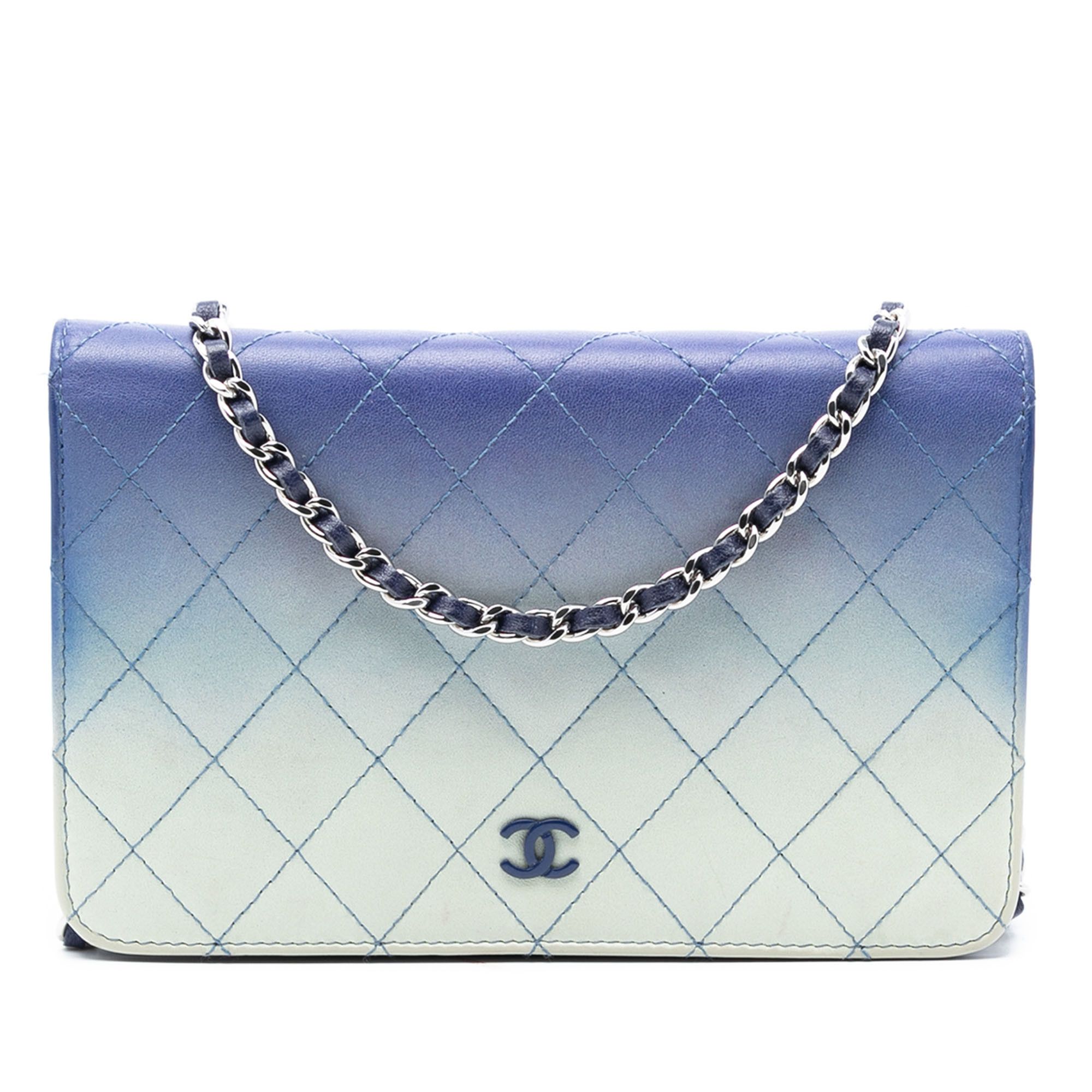 Chanel Ombre Lambskin Degrade Wallet On Chain