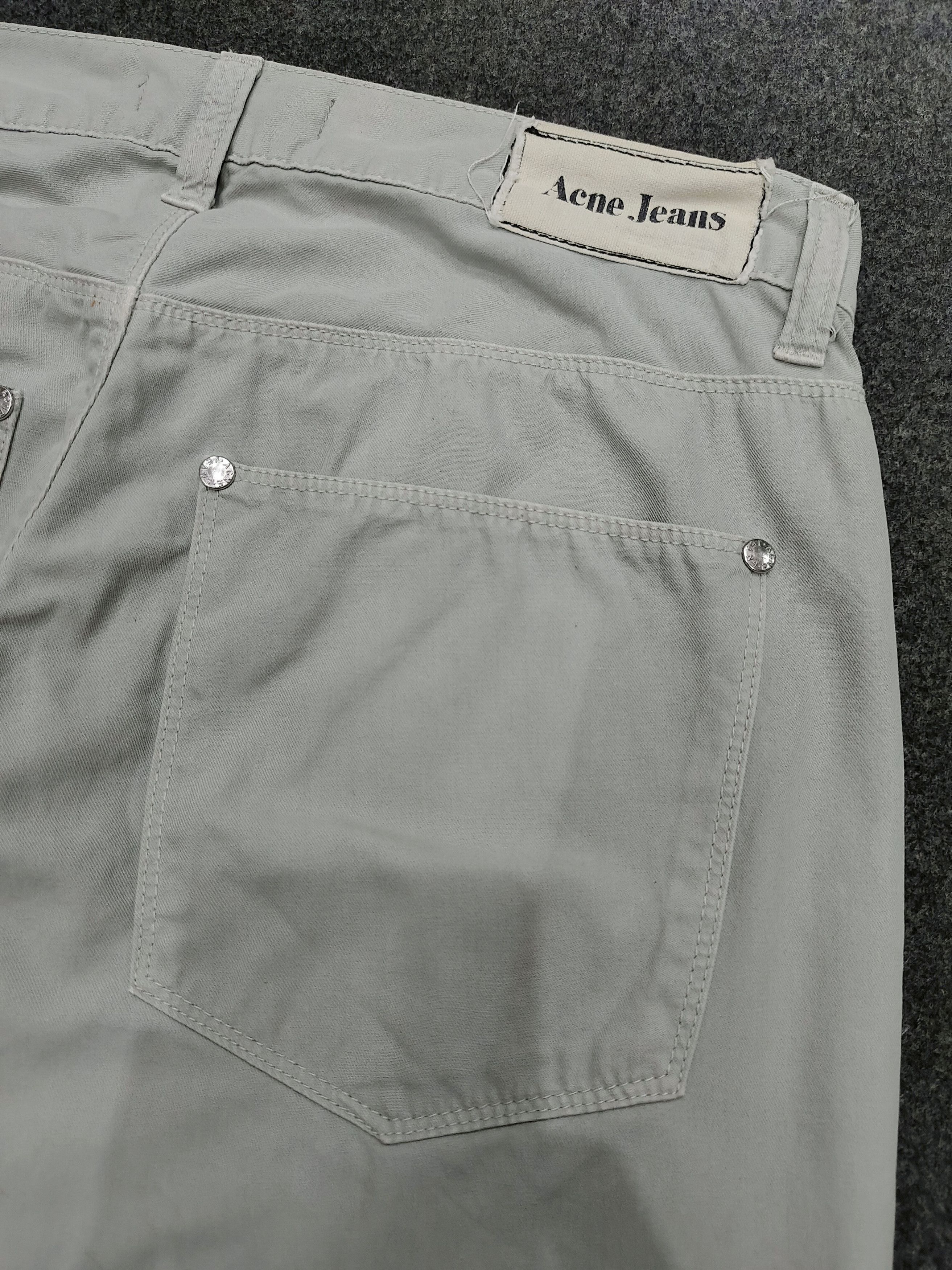 Acne Studios 00s Acne Jeans- Scandinavia Minimalist Slim Straight Pants Size US 28 / EU 44 - 5 Thumbnail