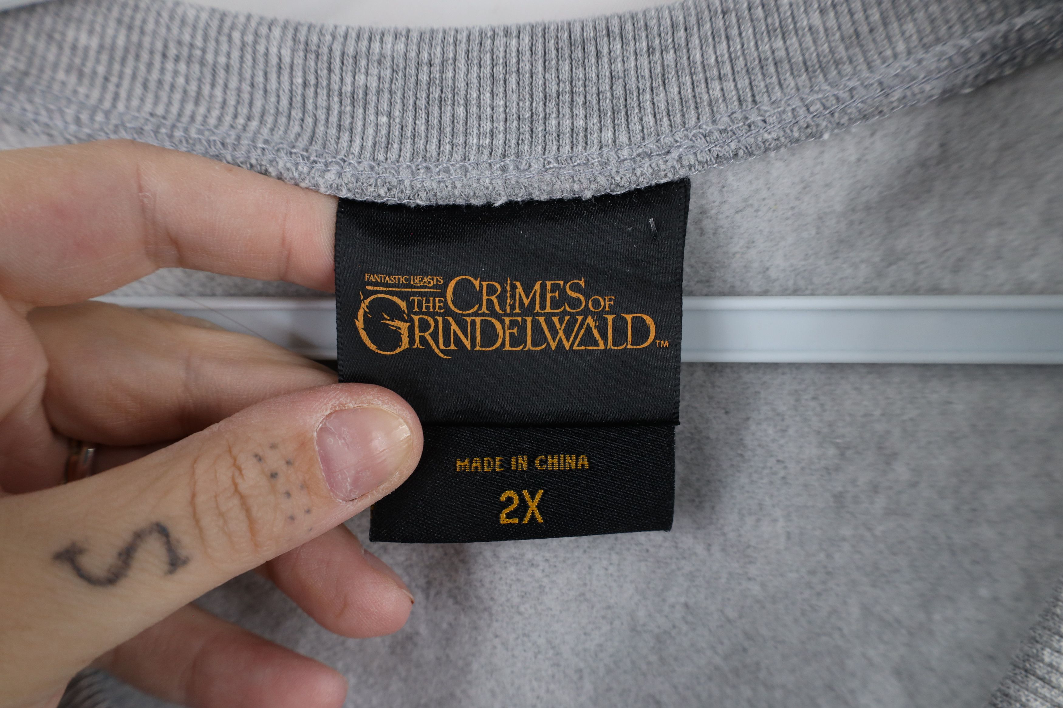 Vintage Wizarding World Potter The Crimes of Grindelwald Sweatshirt Size XXL / US 16-18 / IT 52-54 - 5 Thumbnail