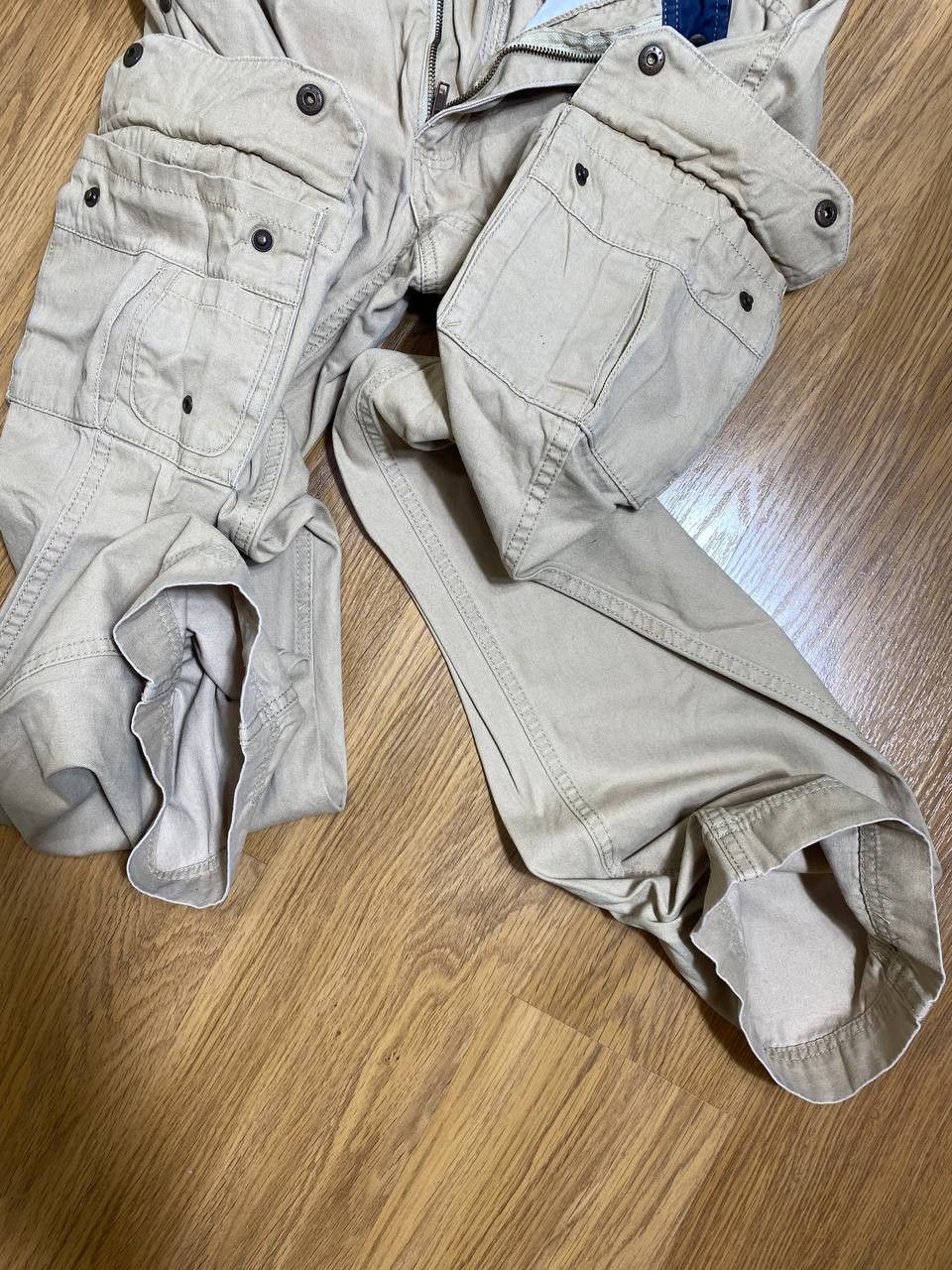Vintage ➕ y2k cargo bondage straight pants tactical army style Size US 32 / EU 48 - 5 Thumbnail