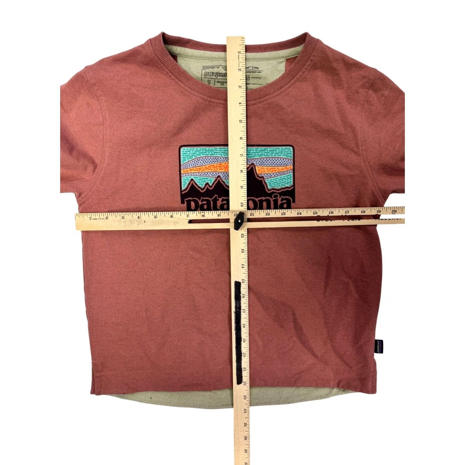 Patagonia PATAGONIA Solar Rays 73 Uprisal Crew Sweatshirt Womens Sz L Dusty Rose Pullover Size S / US 4 / IT 40 - 3 Thumbnail