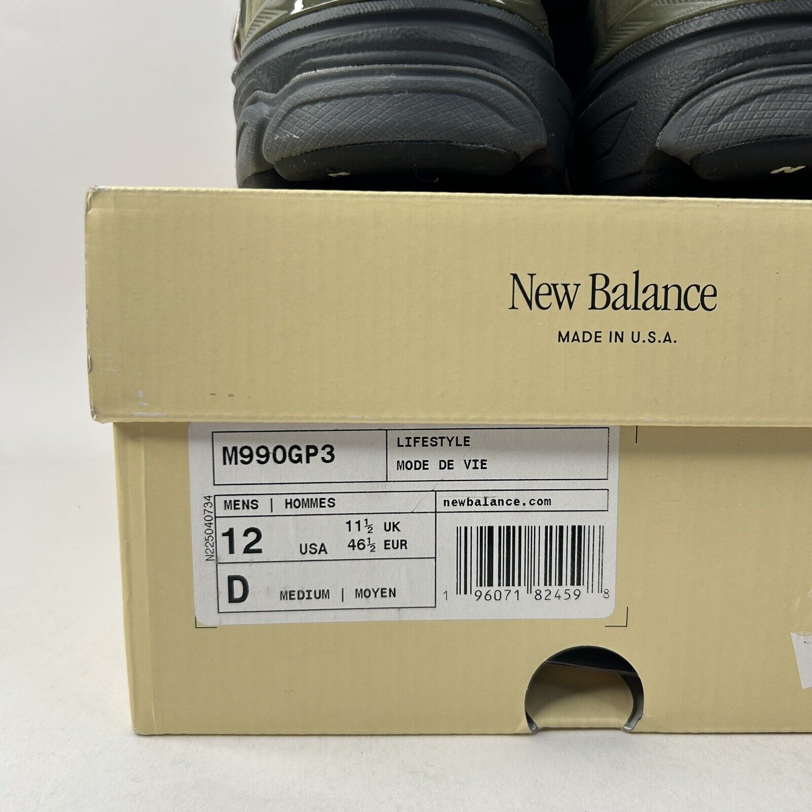 New Balance New Balance 990v3 X Teddy Saints “Green Purple” 2024 Size US 12 / EU 45 - 5 Thumbnail
