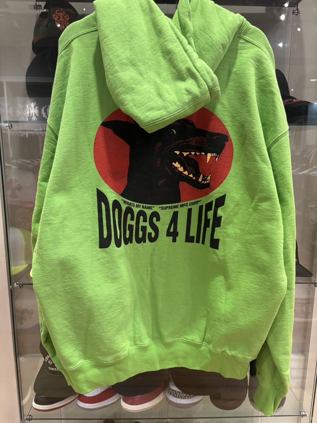 Supreme Supreme Doggs 4 Life Hoodie Green Size US XXL / EU 58 / 5 - 2 Thumbnail
