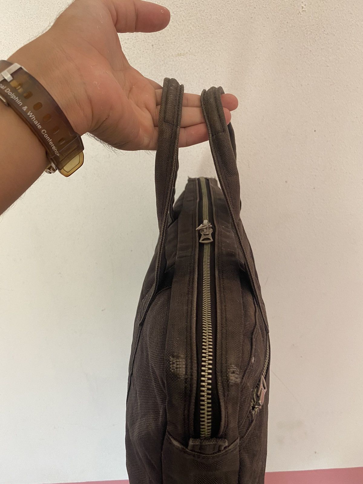 Japanese Brand × Porter BAG PORTER BY YOSHIDA KABAN BLACK IN COTTON MESSENGER BAG Size ONE SIZE - 7 Thumbnail
