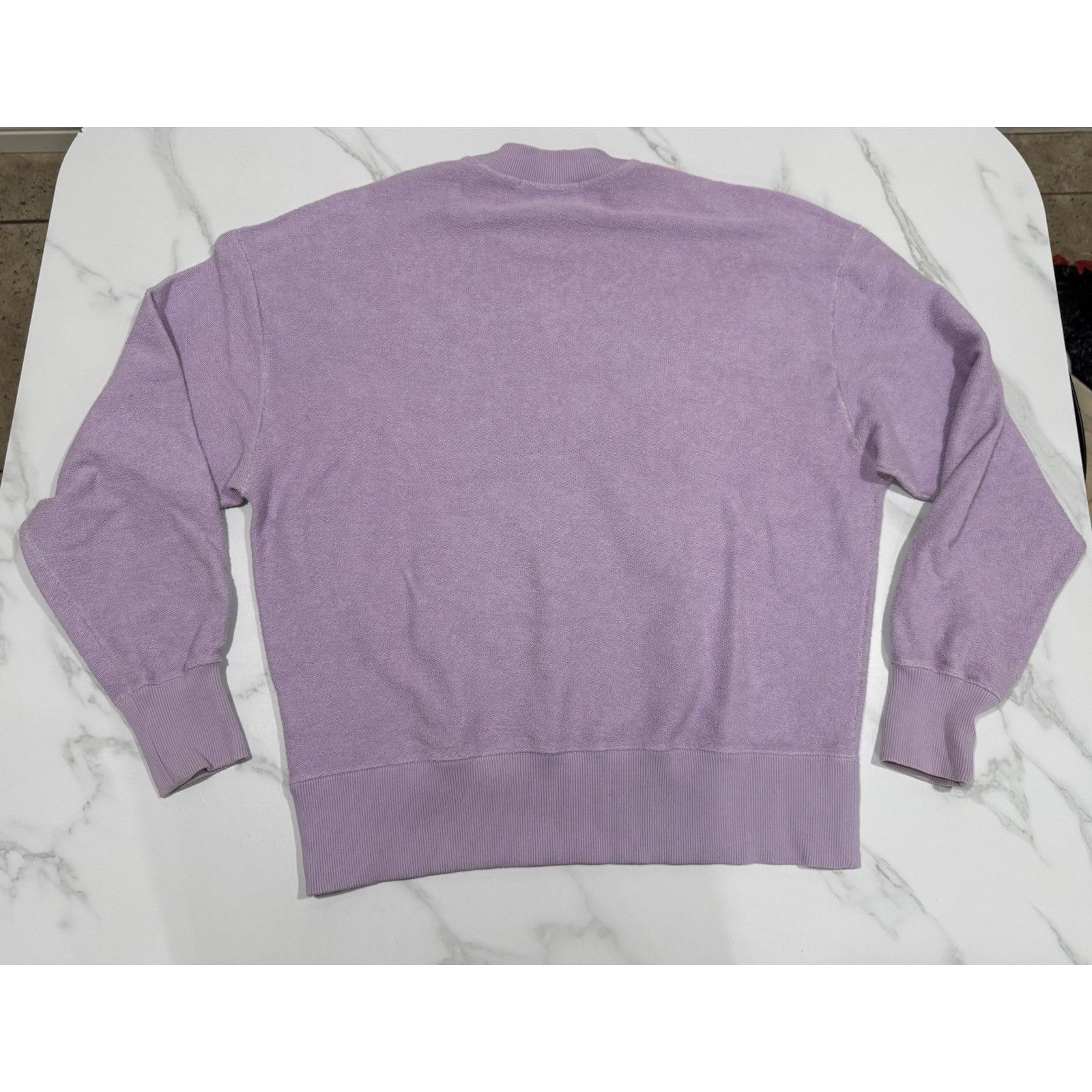 MSGM MSGM Milano Medium Logo Sweatshirt Pullover Crew Neck Lilac Size M / US 6-8 / IT 42-44 - 7 Thumbnail