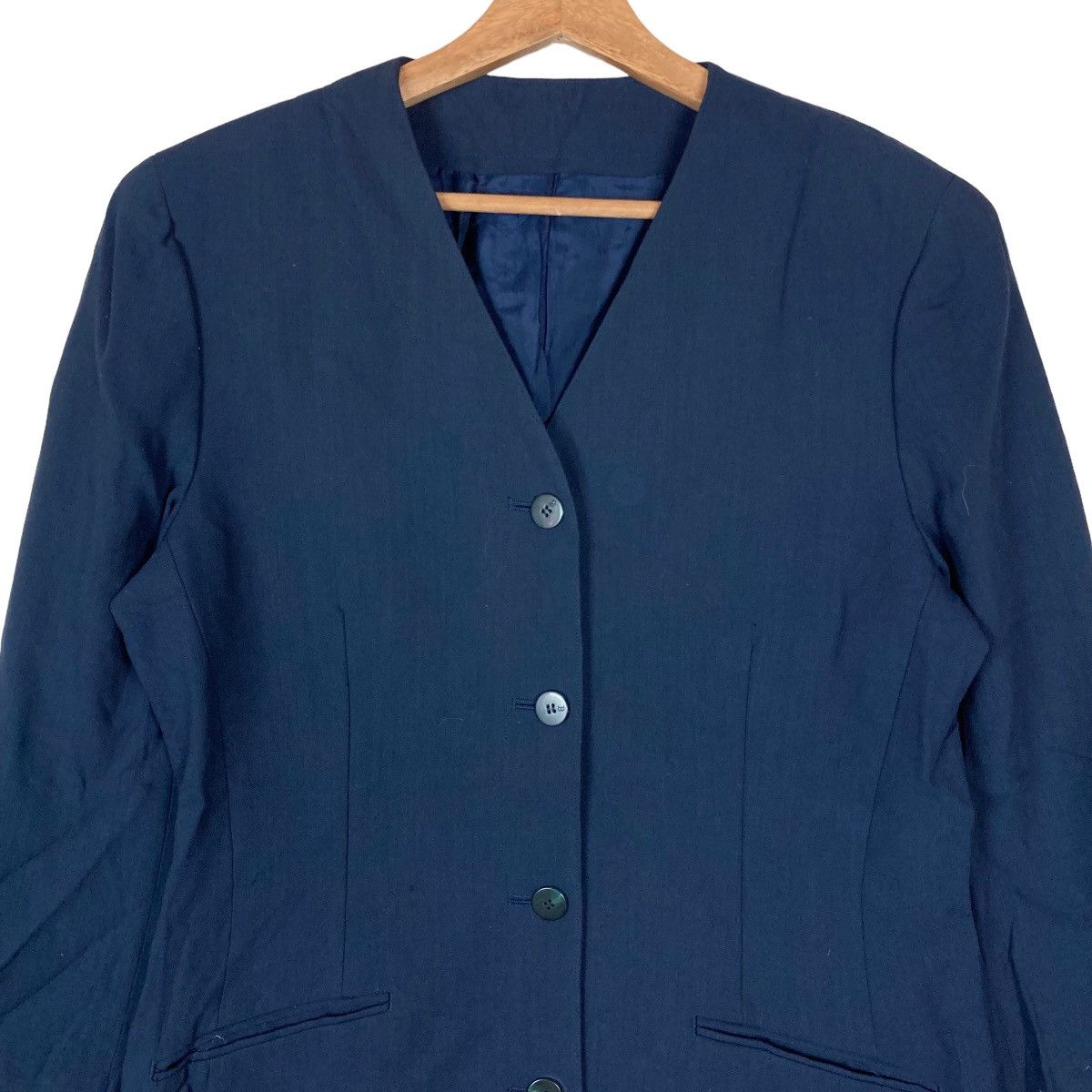 Burberry Burberrys Flat Button Light Coat Jacket Size M / US 6-8 / IT 42-44 - 2 Thumbnail