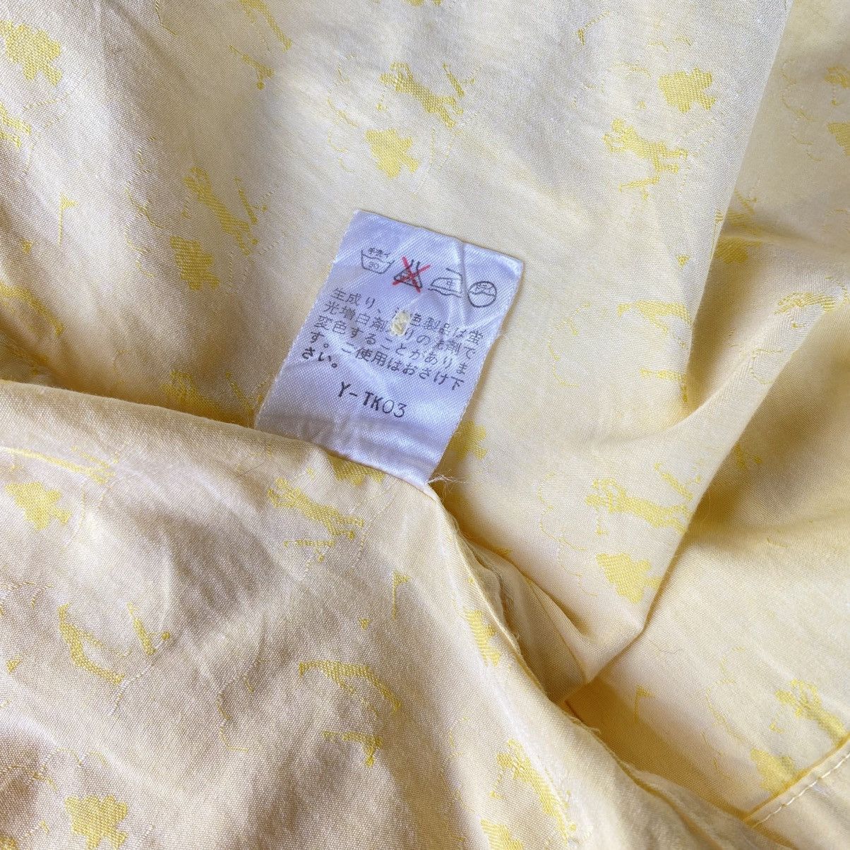 Dior Christian Dior Yellow Polo Shirt with White Collar & Accents Size M / US 6-8 / IT 42-44 - 5 Thumbnail