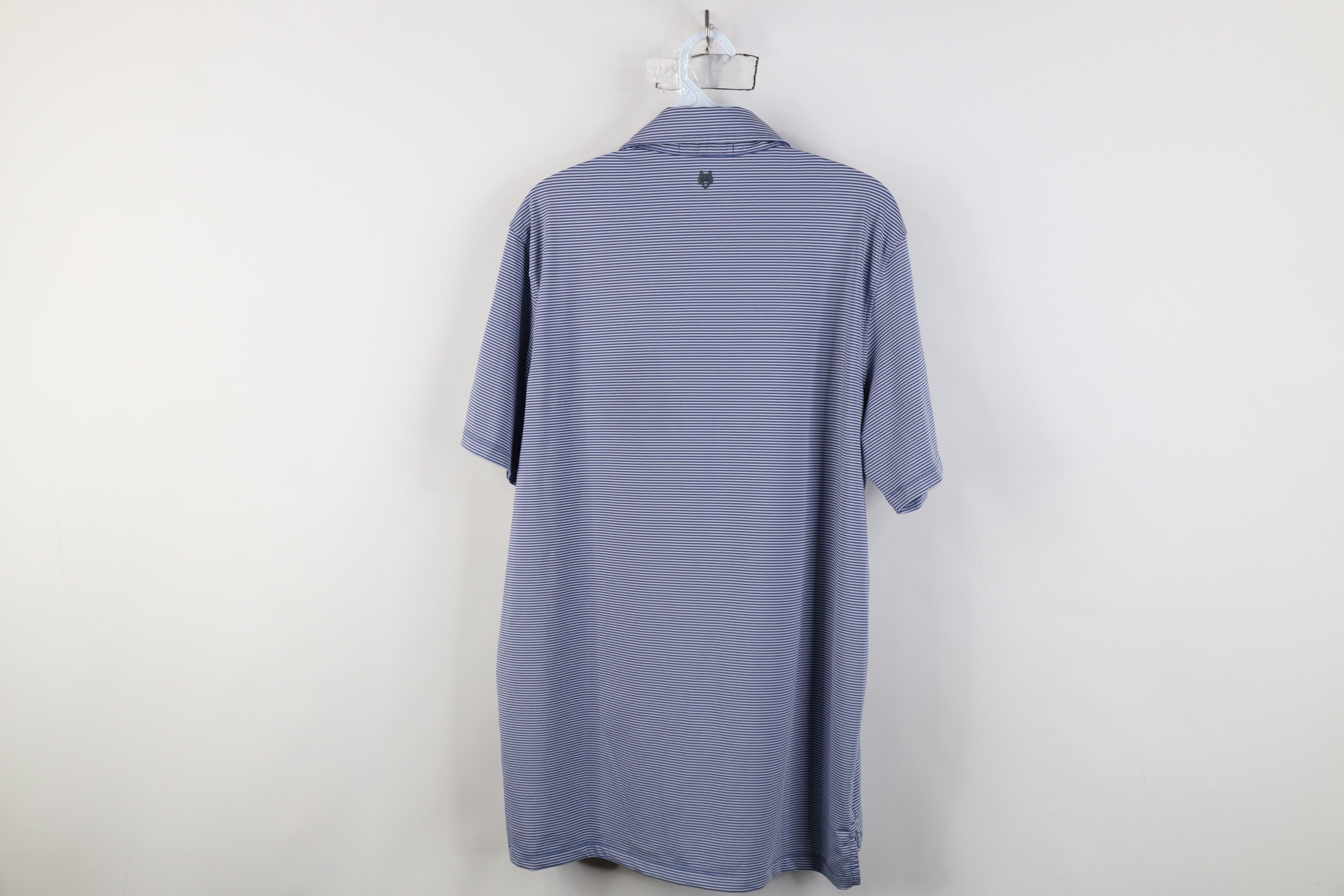 Vintage Greyson Clothiers Knit Stretch Collared Golf Polo Shirt Blue Size US M / EU 48-50 / 2 - 11 Thumbnail