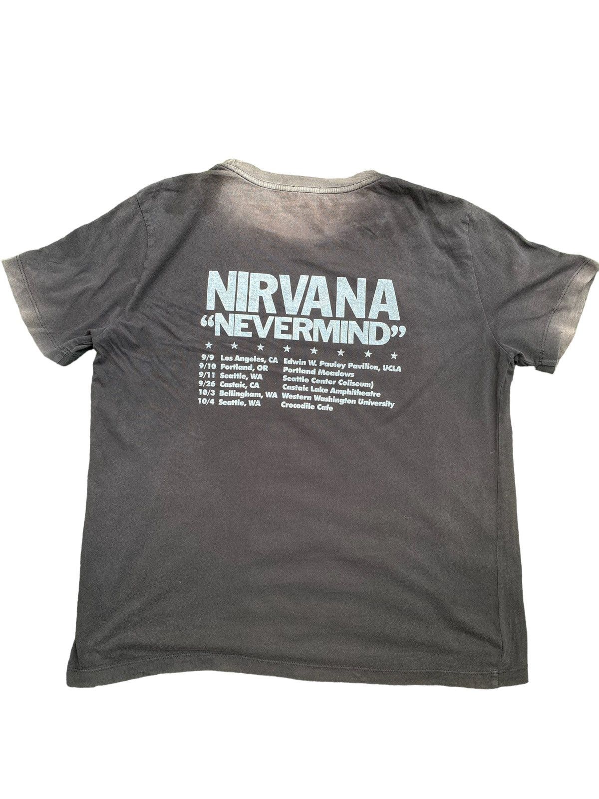 Vintage VTG Nirvana Shirt "Nevermind" Sun Faded rare Size US XL / EU 56 / 4 - 4 Thumbnail