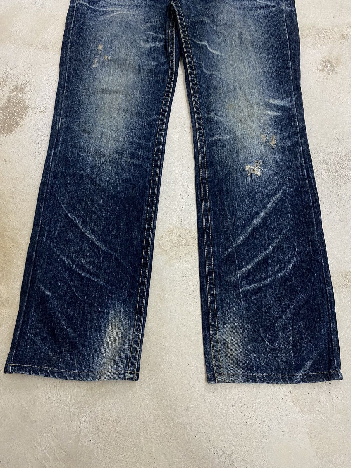 If Six Was Nine × Japanese Brand × Le Grande Bleu (L.G.B.) Lolita Japan Yoshimoto Nara Whisker Washed Zipper Pocket Size US 34 / EU 50 - 4 Thumbnail