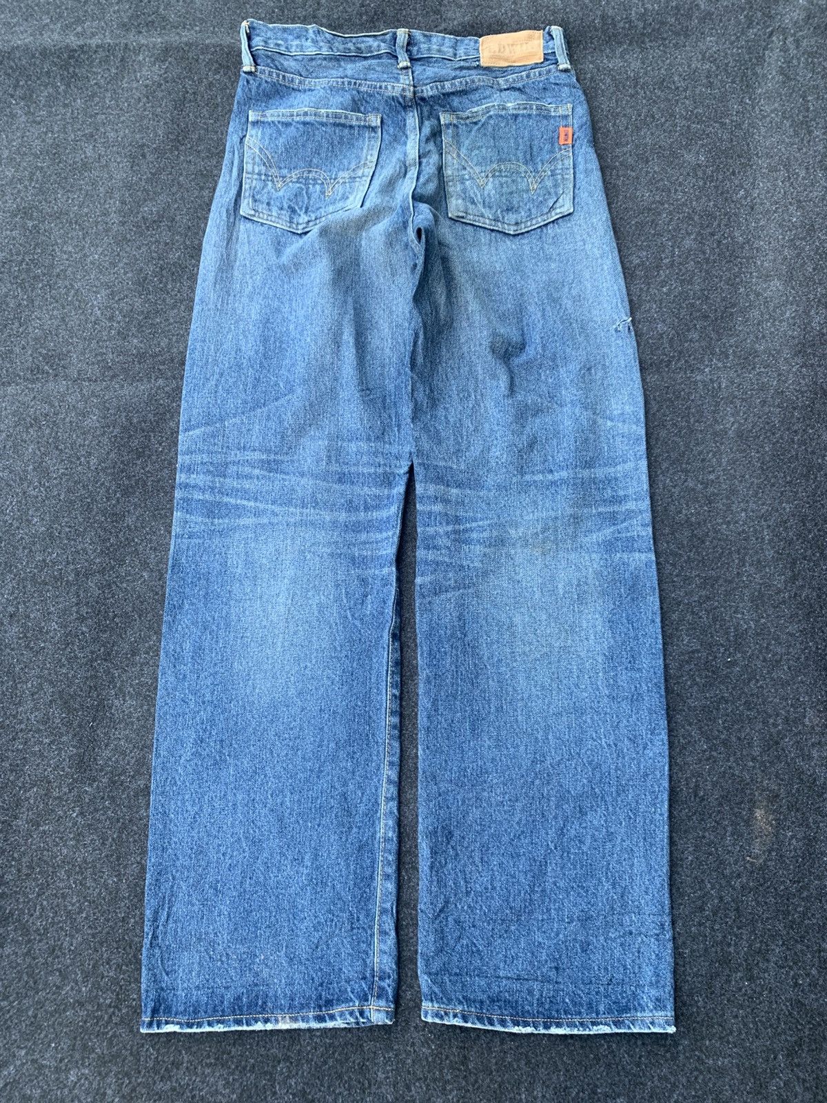 Edwin Distressed Edwin 505 selvedge oren. Size US 28 / EU 44 - 2 Thumbnail