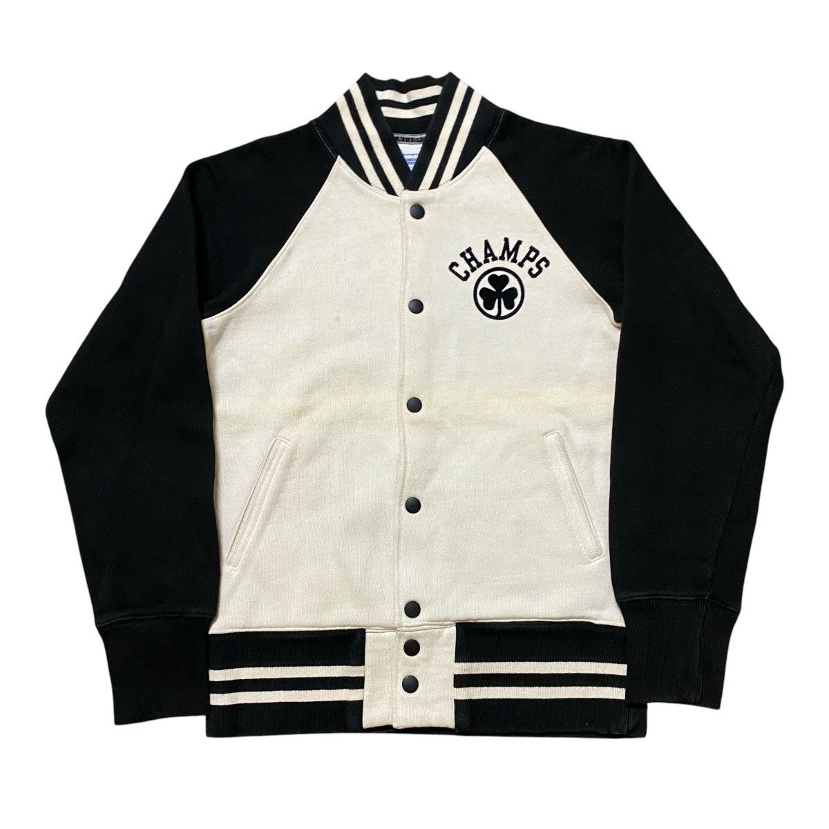 Champion Vintage Champion Varsity Sweatshirt Button Up for Women's Size US S / EU 44-46 / 1 - 1 Thumbnail