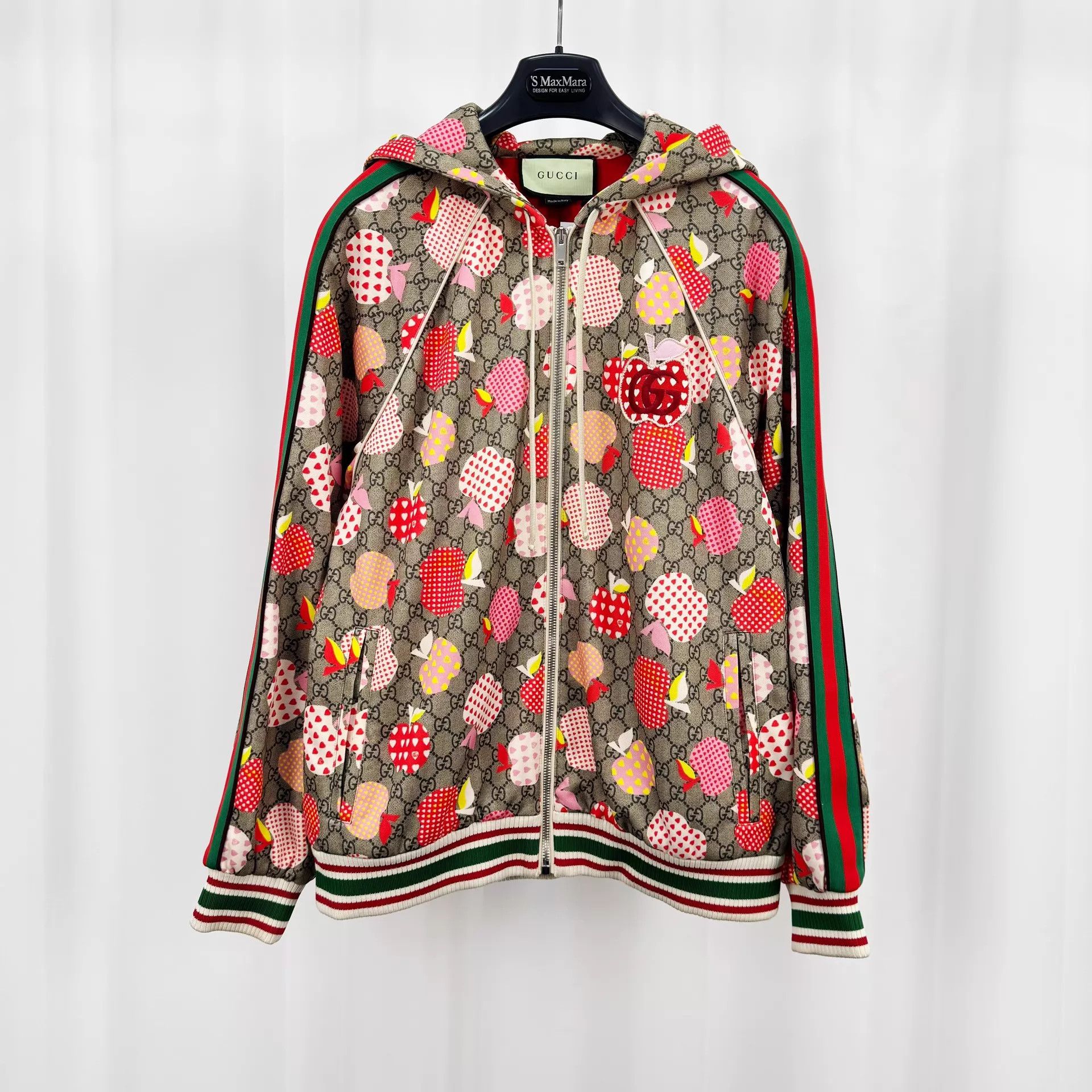 Gucci Gucci GG Apple Monogram Zip Jacket M 99 New Size US M / EU 48-50 / 2 - 1 Thumbnail