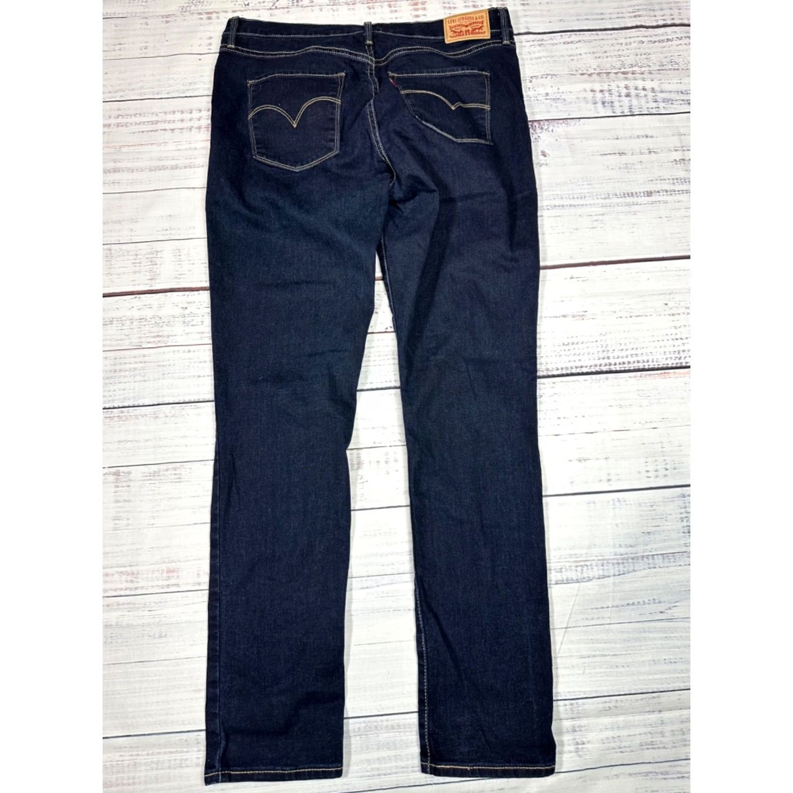 Levi's Levi's Womens Skinny Jeans 31 Blue Stretch 5-Pocket Cotton Blend Denim Size 24" / US 00 / IT 34 - 7 Thumbnail