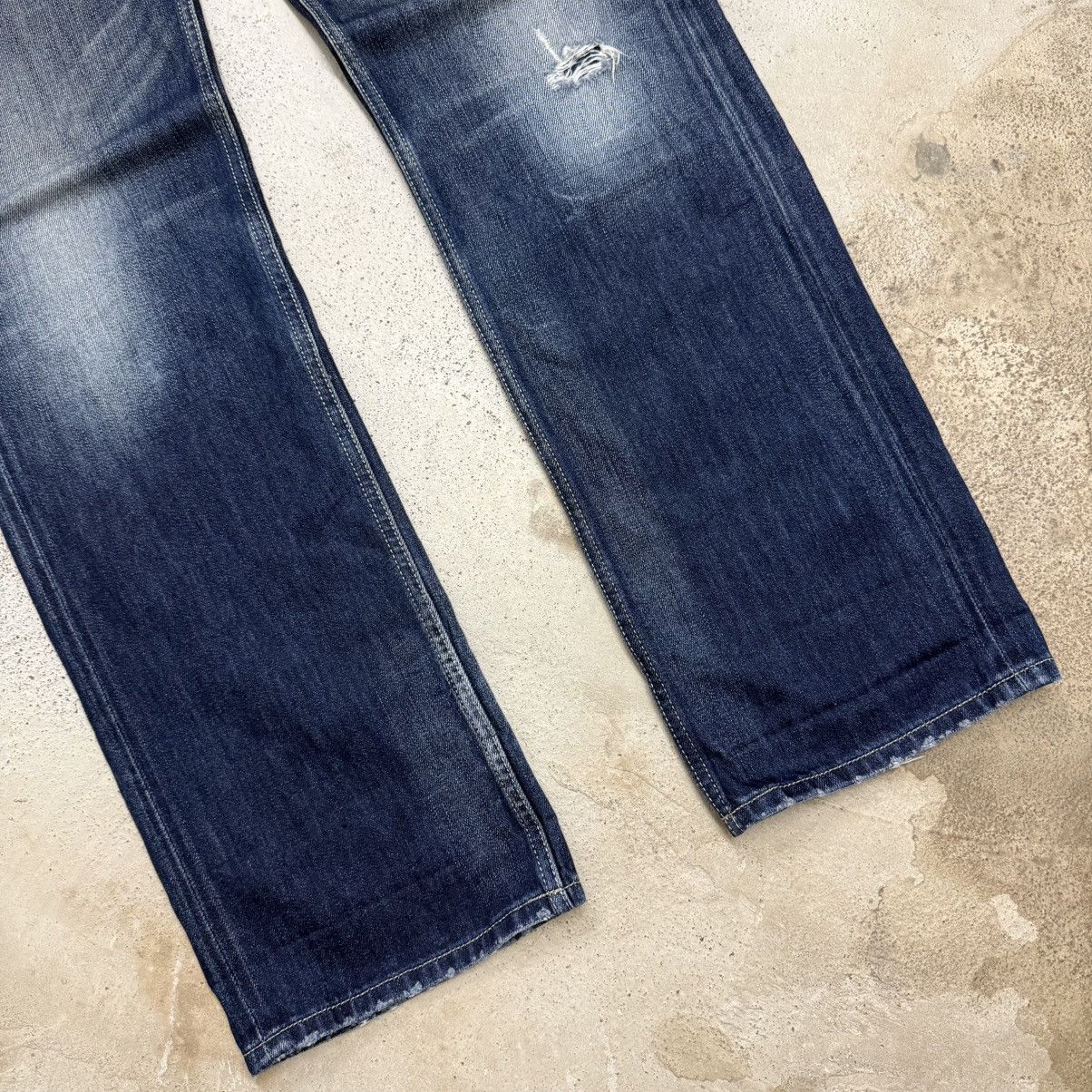 Diesel Diesel Industry Larkee Distress Whisker Button Denim Pants Size US 32 / EU 48 - 5 Thumbnail