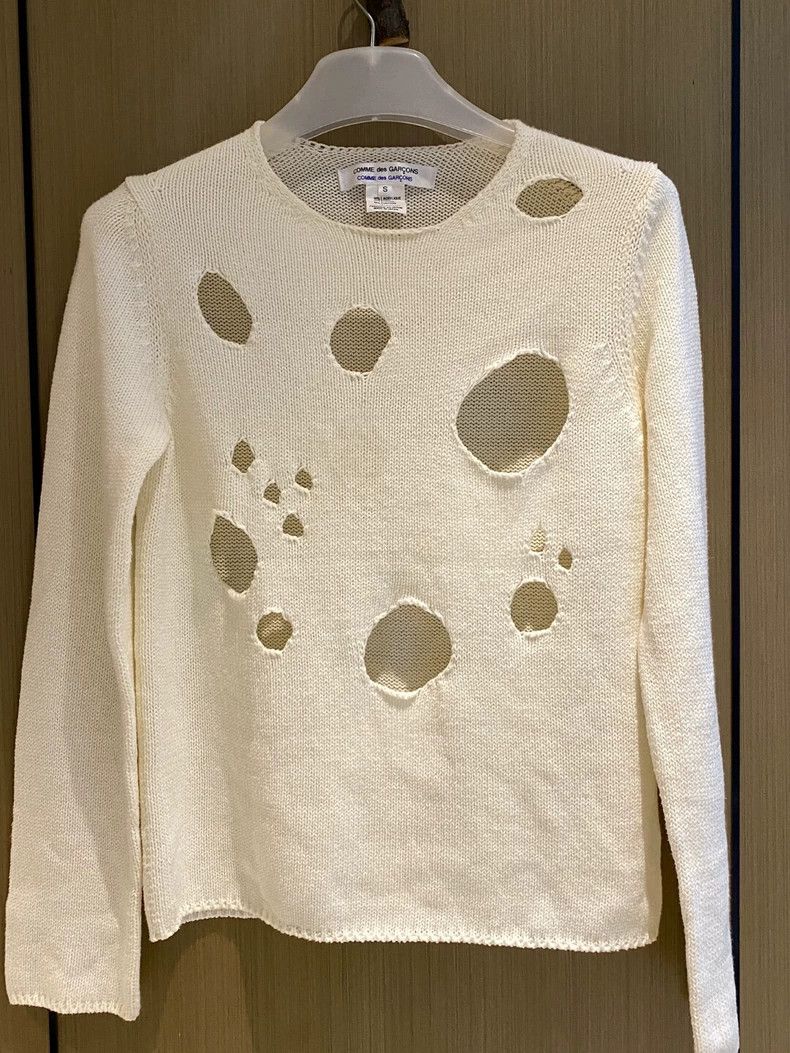 Comme des Garcons Comme des Garcons Torn sweater Size S / US 4 / IT 40 - 1 Thumbnail