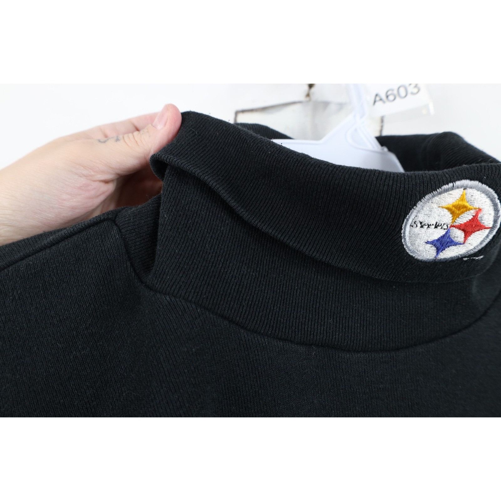 Majestic Vintage 90s Majestic Ribbed Pittsburgh Steelers Turtleneck Size US XL / EU 56 / 4 - 7 Thumbnail