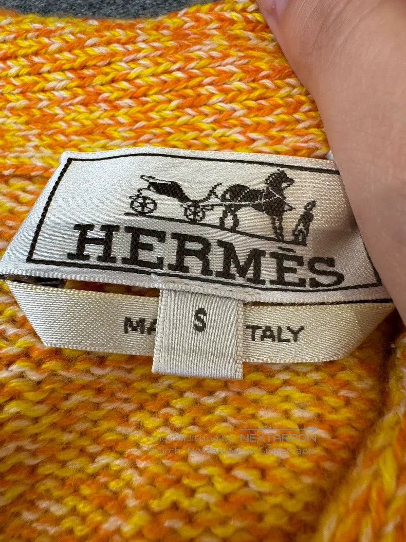Hermes Hermes Cardigan sweater Size S / US 4 / IT 40 - 4 Thumbnail