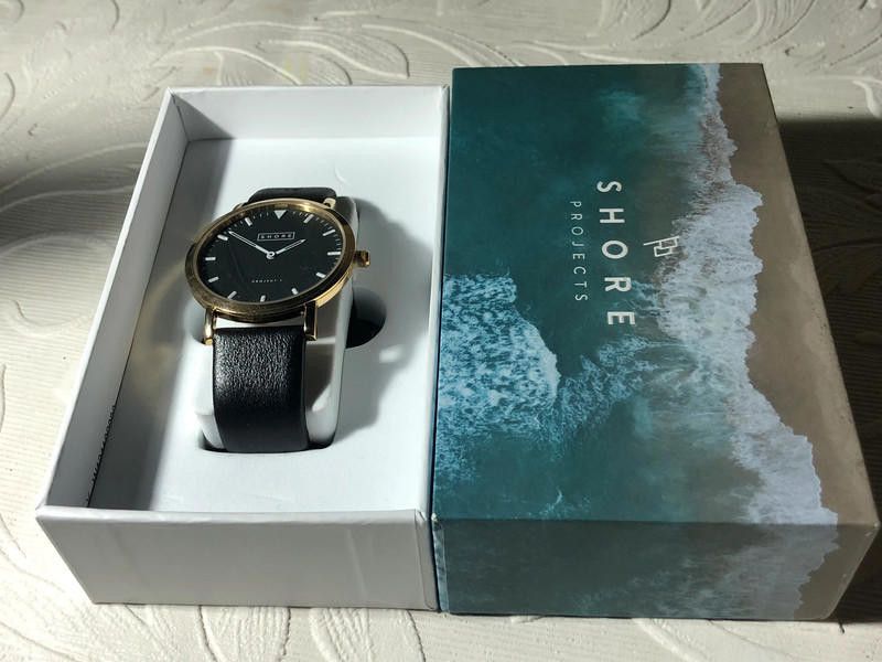 Designer Shore Projects Watch With Black Strap - Unisex Size ONE SIZE - 7 Thumbnail