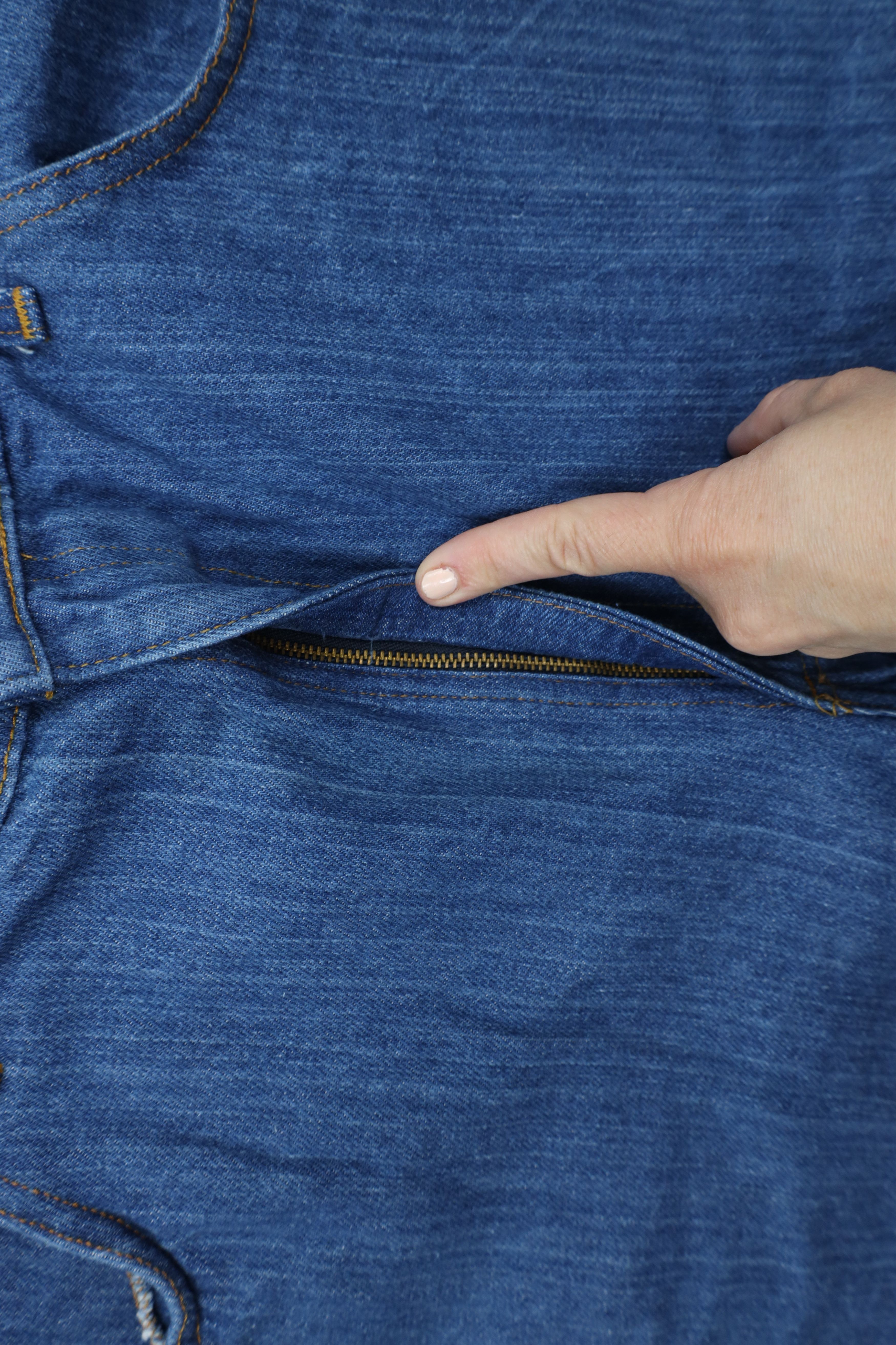 Vintage Deadstock Vintage 90s Streetwear Denim Jean Shorts Jorts Size US 40 / EU 56 - 5 Thumbnail