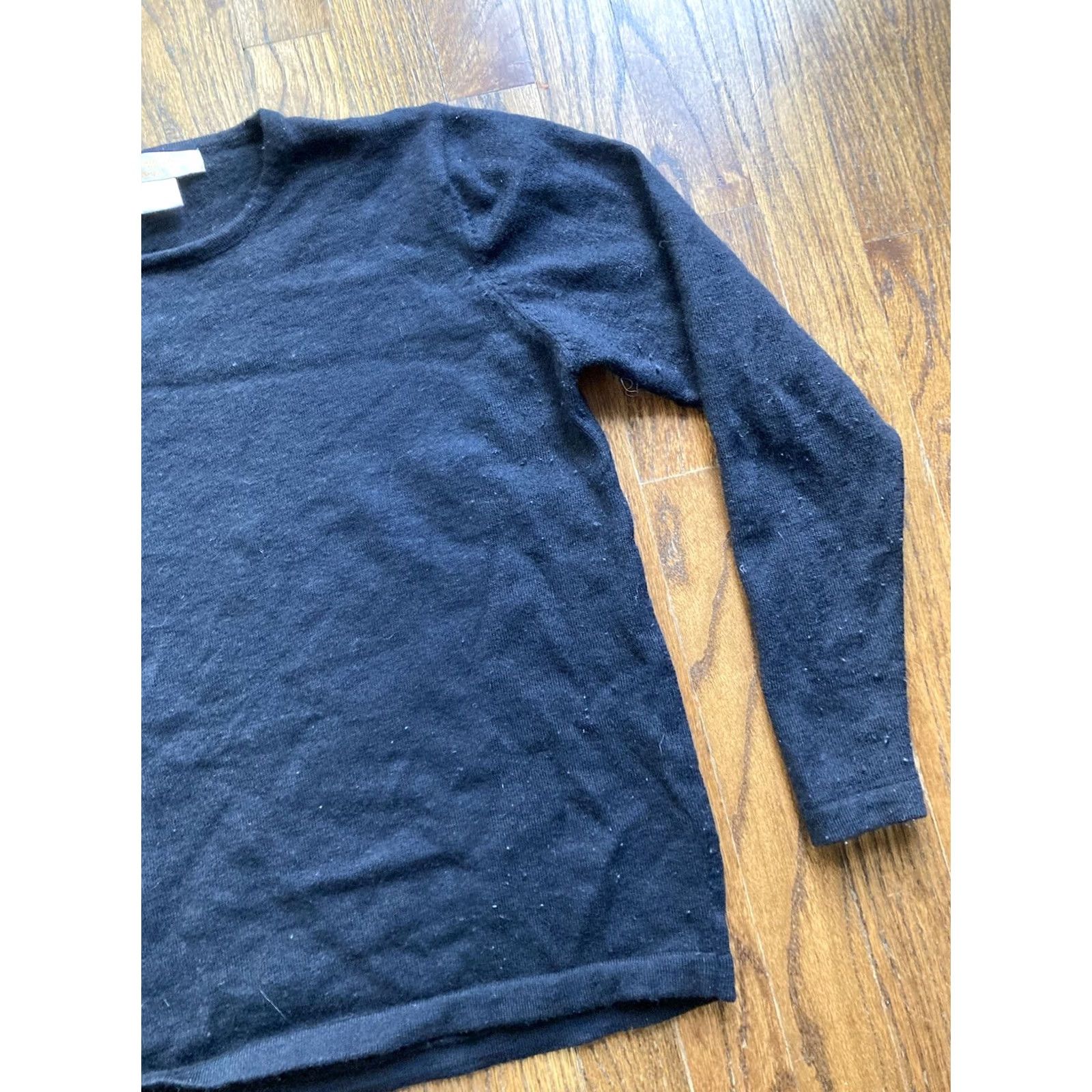 Brooks Brothers VINTAGE Brooks Brothers Sweater Women Medium Regular Black Wool Merino Preppy Pullover Long Sleeve Casual 100% M Size M / US 6-8 / IT 42-44 - 3 Thumbnail
