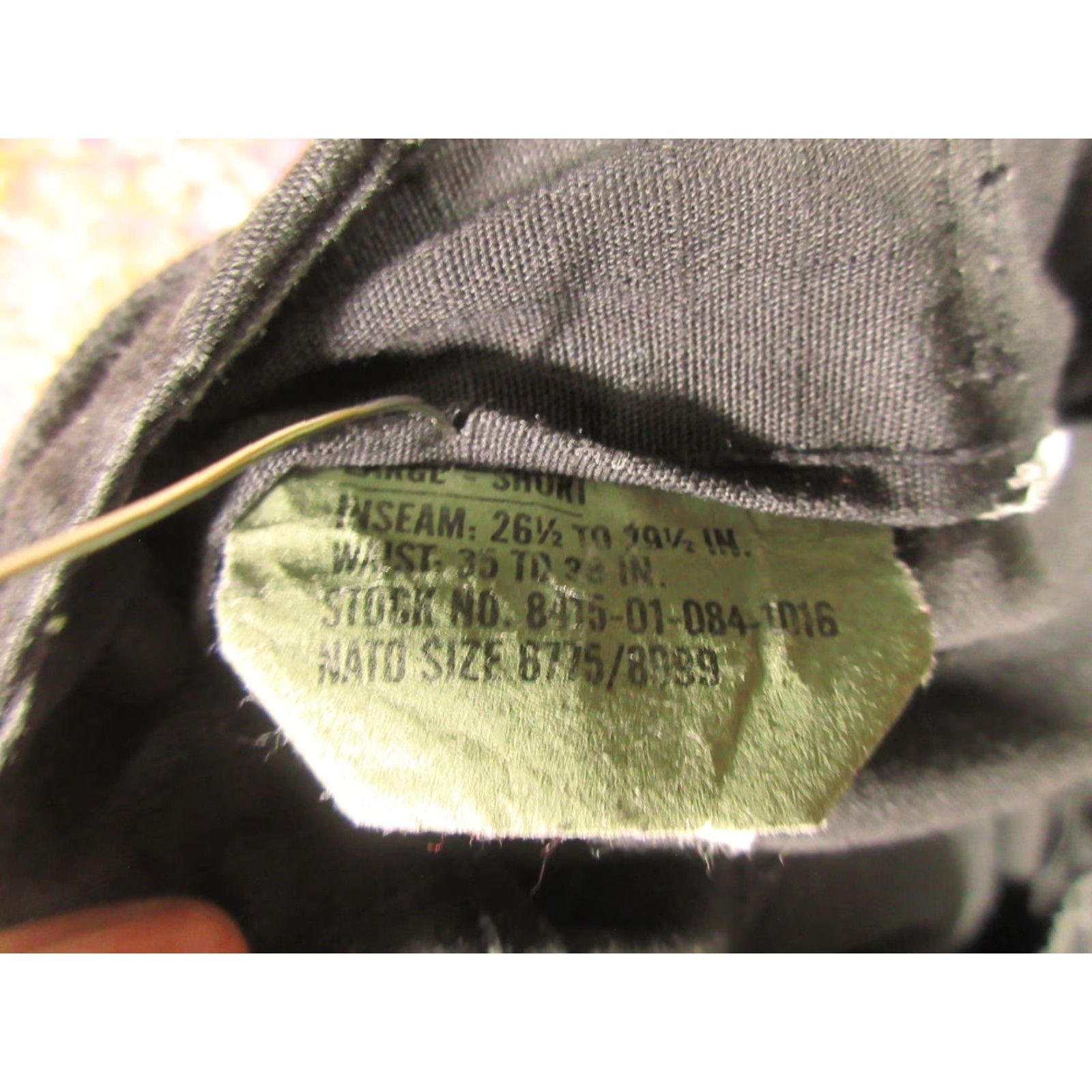 Vintage Tru Spec Cargo Pants Mens Black Tactical Rip Stop Adjustable Waist Cargo Pocket Cargo Pants Regular Tapered USA Army 36 in Black Hands Mens Size US 36 / EU 52 - 4 Thumbnail