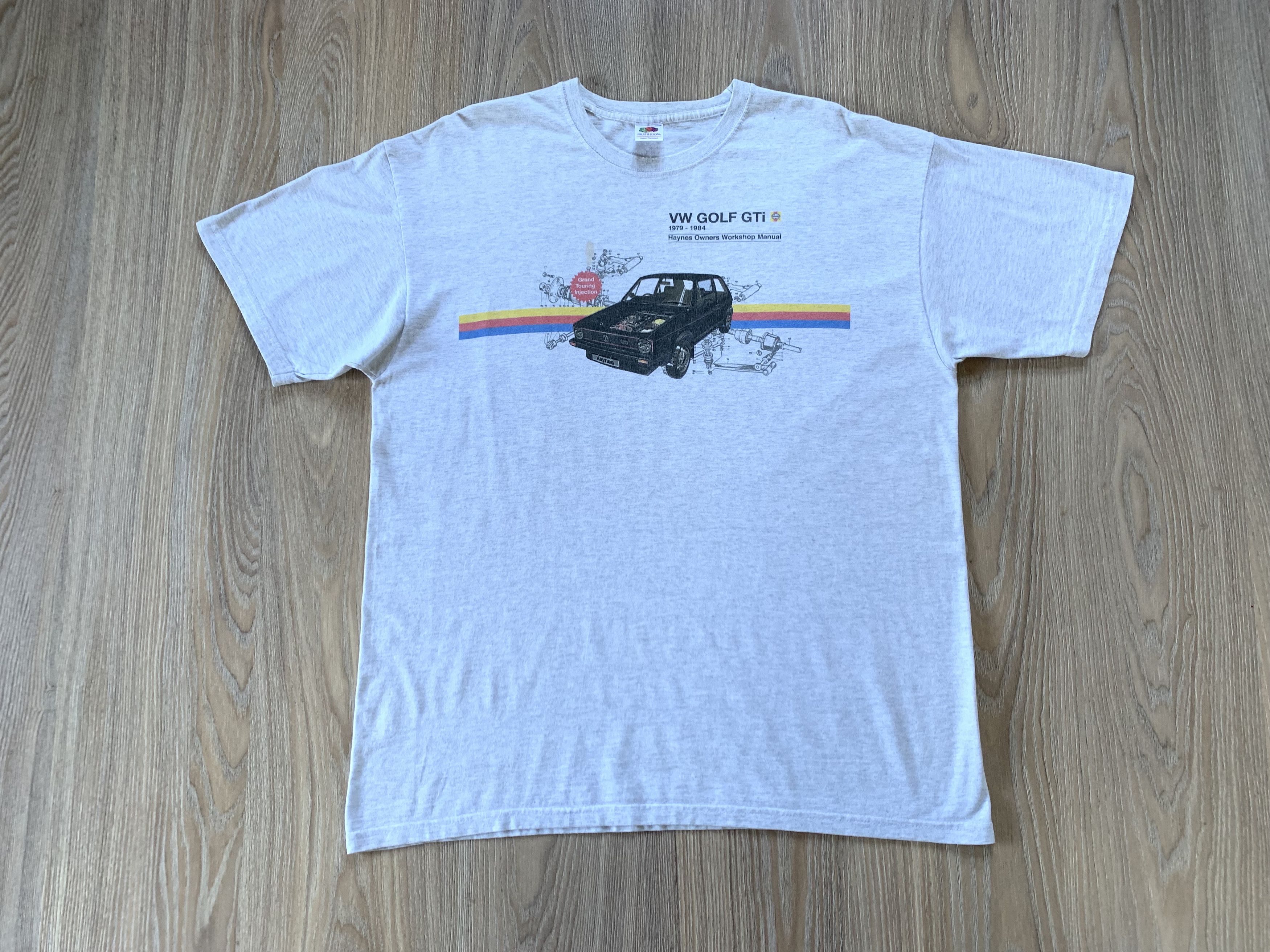 Fruit Of The Loom Rare Volkswagen Golf GTI Racing T-Shirt Vintage Size US XL / EU 56 / 4 - 10 Thumbnail