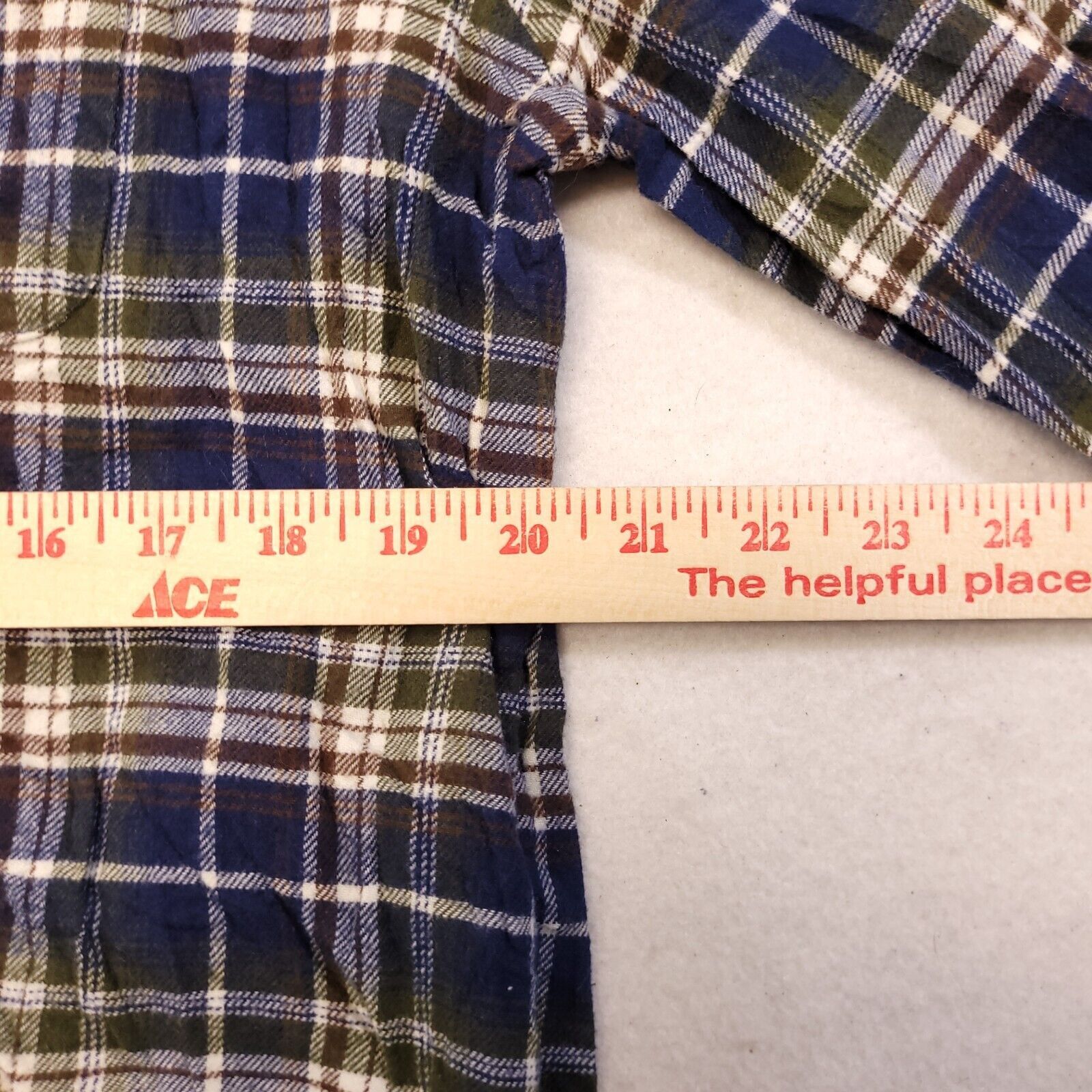 Sonoma Sonoma Madras Flannel Button Up Shirt Mens Size L Blue Size US L / EU 52-54 / 3 - 8 Thumbnail