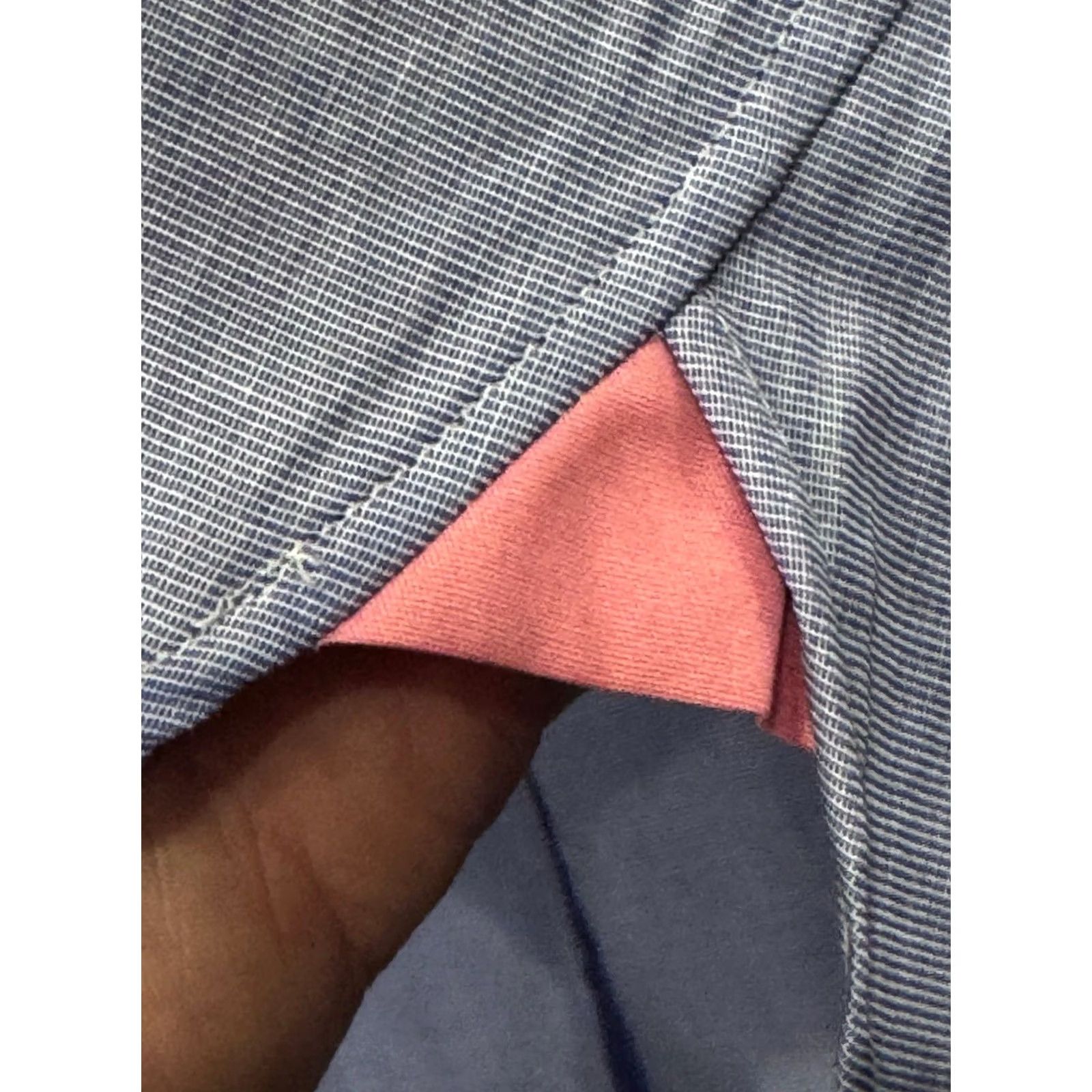 Pinko MINT Thomas Pink Blue LONG SLEEVE SHIRT Medium Slim 15.5 x 34 m Size US M / EU 48-50 / 2 - 7 Thumbnail