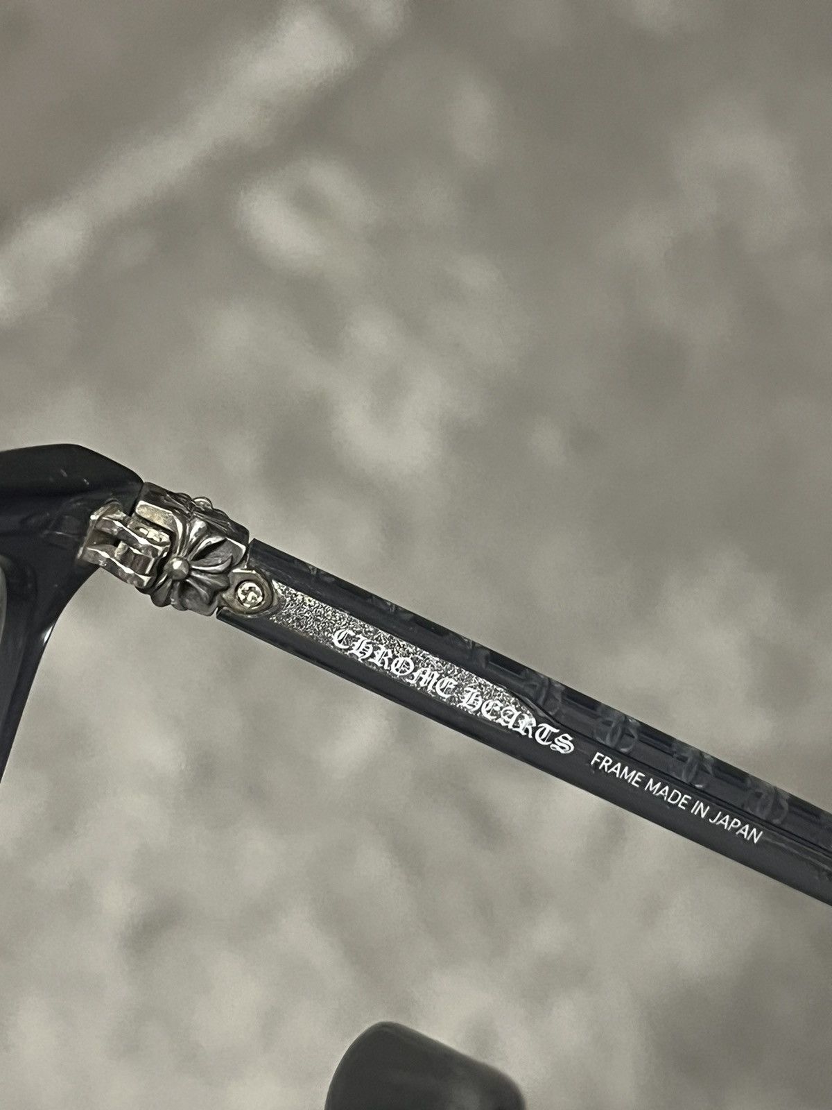 Chrome Hearts Chrome Hearts “Resurectum” Translucent Grey Frame Glasses Size ONE SIZE - 9 Thumbnail