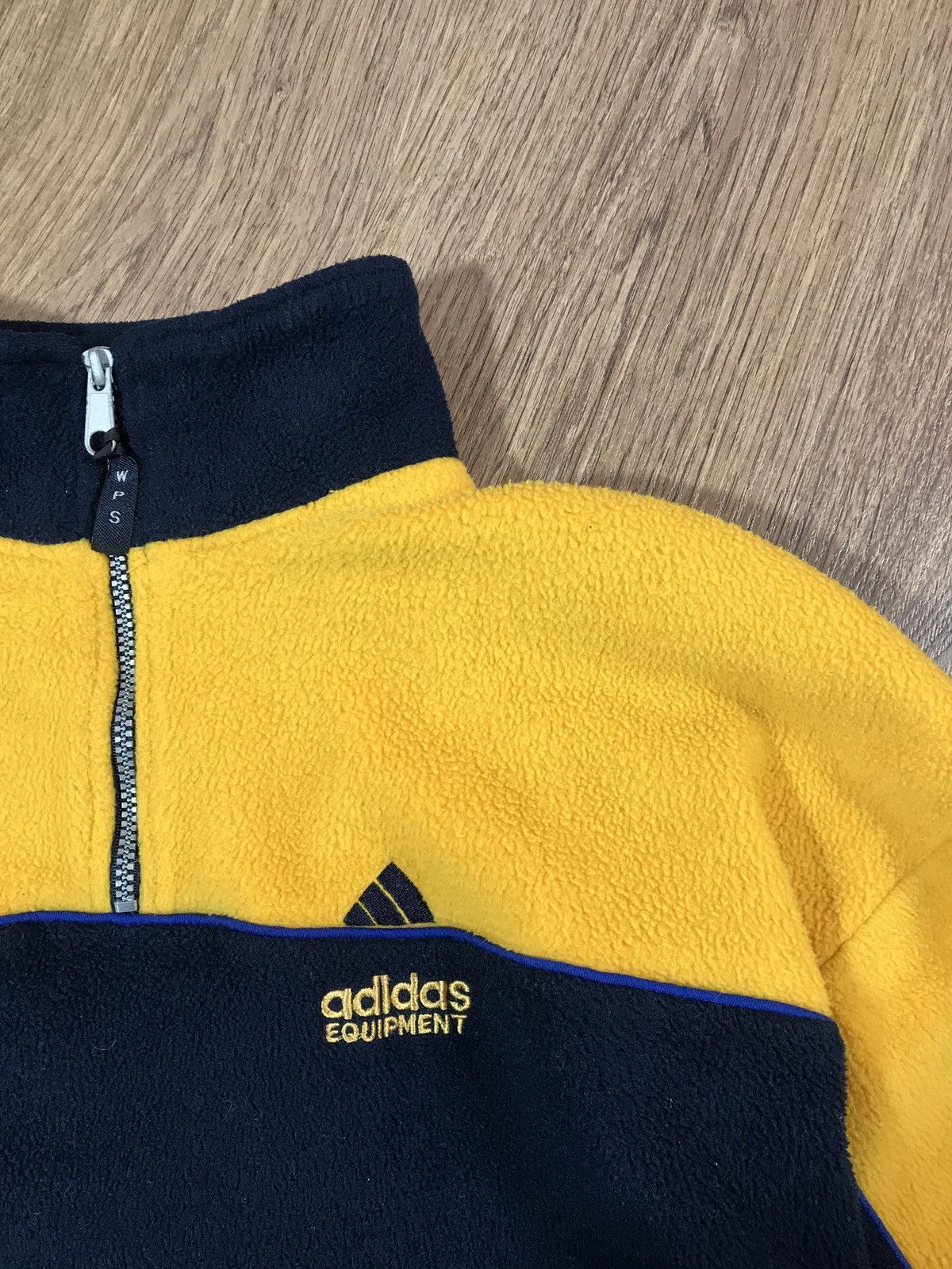 Adidas × Vintage Vintage Adidas Equipment Fleece Sherpa Size US L / EU 52-54 / 3 - 4 Thumbnail