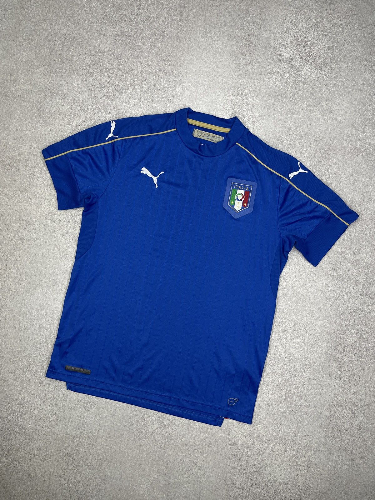 Puma × Vintage Vintage Puma Italy Forza Azzuri Soccer Jersey Football Club Size US M / EU 48-50 / 2 - 1 Thumbnail