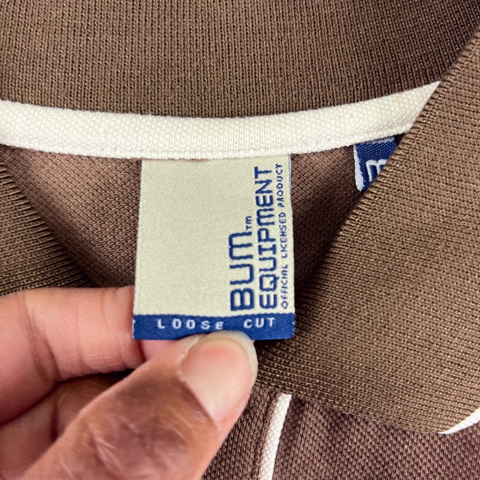 Other VTG BUM Equipment Mens Medium Polo Shirt Waffle Knit Skater Size US M / EU 48-50 / 2 - 4 Thumbnail
