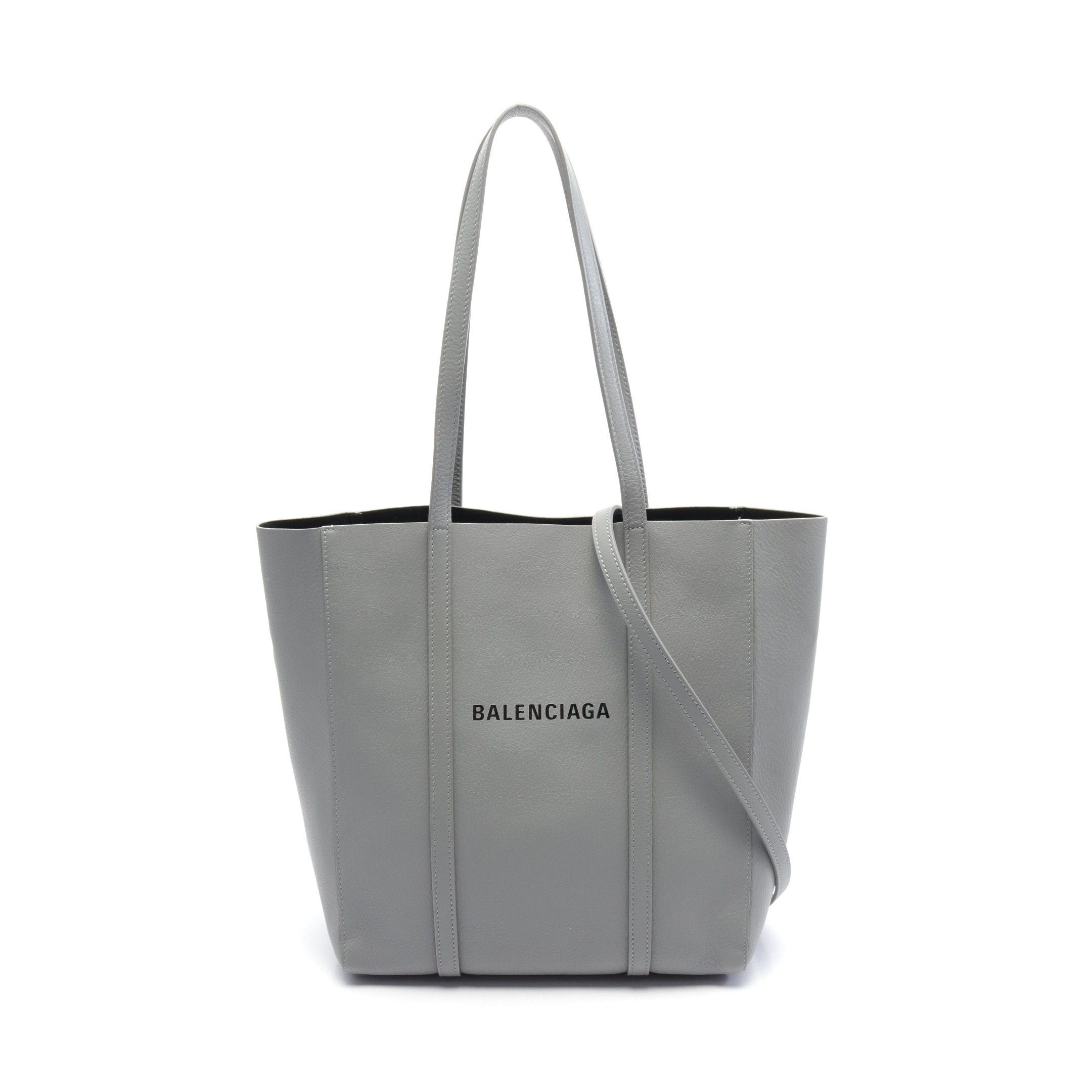 image of Balenciaga Everyday Tote Xs Everyday Tote Handbag Tote Bag Leather Gray in Grey, Women's
