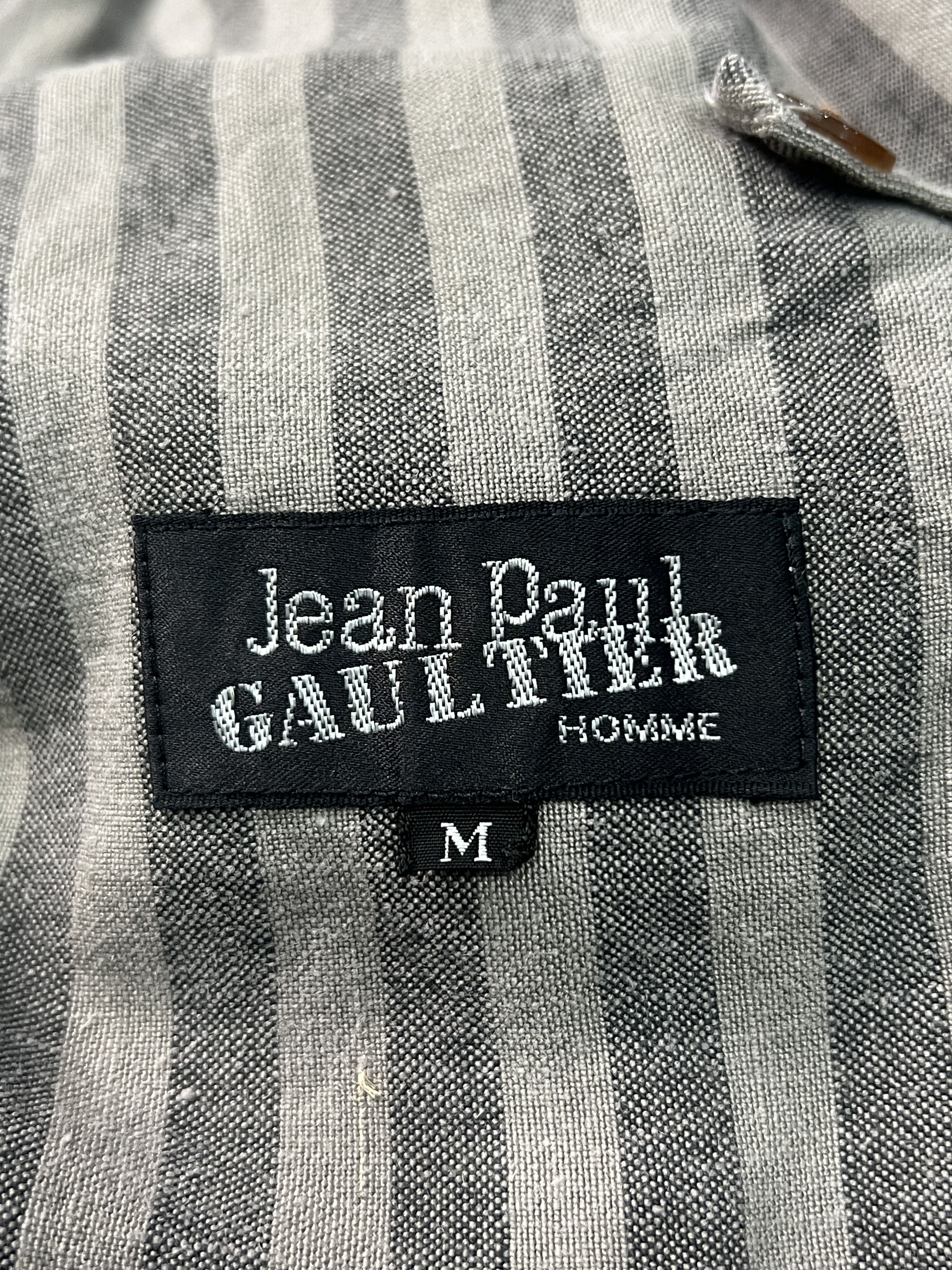Jean Paul Gaultier Vintage Jean Paul Gaultier Nouvelle Cuisine Stripe Bomber Size US M / EU 48-50 / 2 - 10 Thumbnail