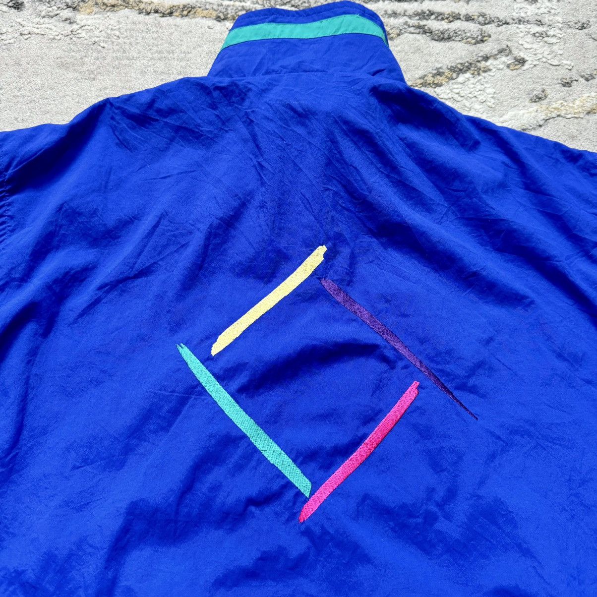 Fila Vintage 90s Fila Tactel Windbreaker Jacket Size US L / EU 52-54 / 3 - 10 Thumbnail