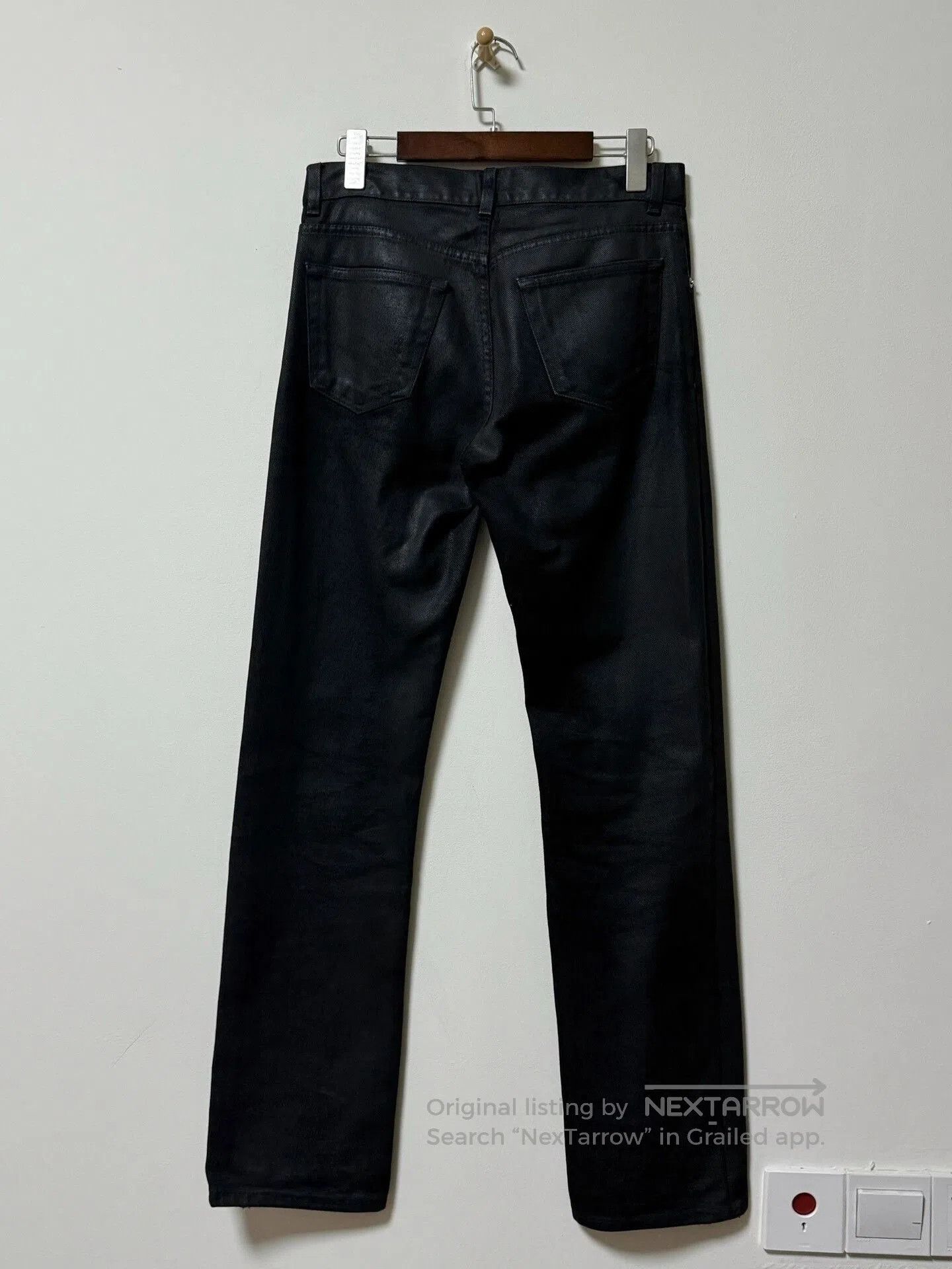 Helmut Lang Helmut Lang 1998 AW Waxed Jeans. Size US 29 - 2 Thumbnail