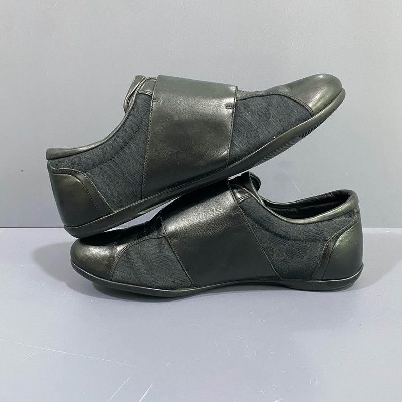 Gucci Gucci Casual Black Canvas Sneakers Size US 8.5 / EU 41-42 - 7 Thumbnail