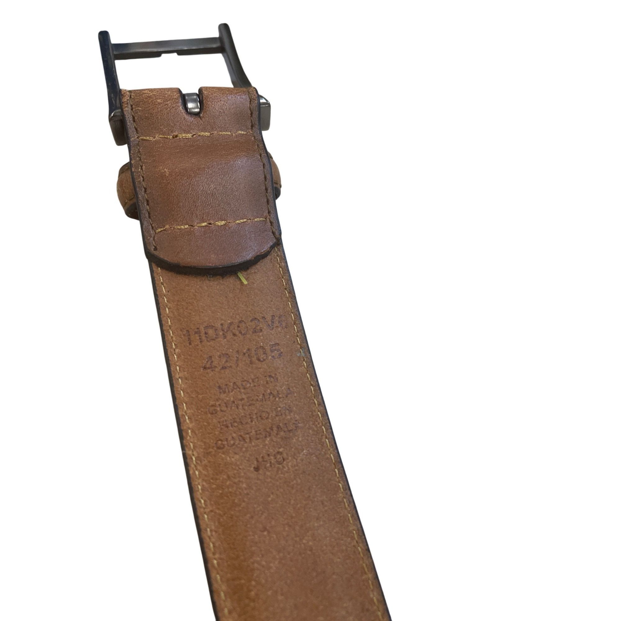Dockers Dockers Mens Brown Leather Dress/Casual Belt Size 42/105 SKU Size 42 - 5 Thumbnail