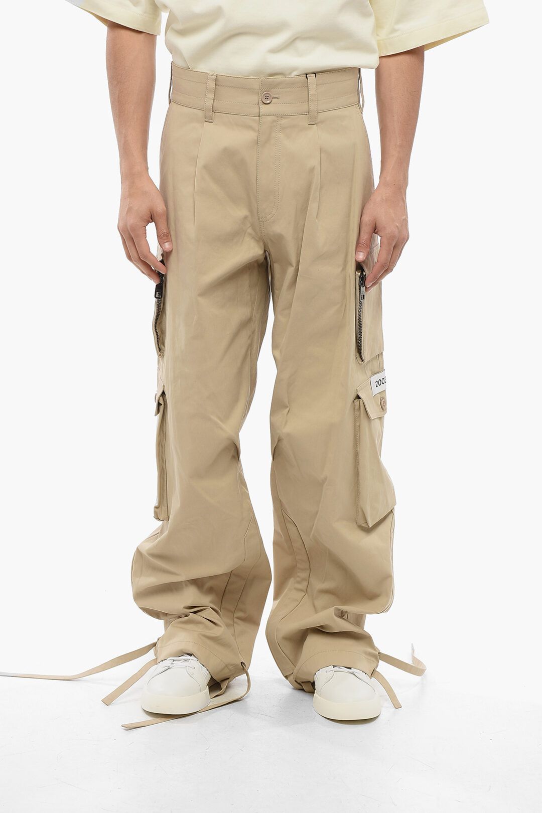 Dolce & Gabbana og1mm0825 2003 Cotton Cargo Pant in Beige Size US 30 / EU 46 - 1 Thumbnail