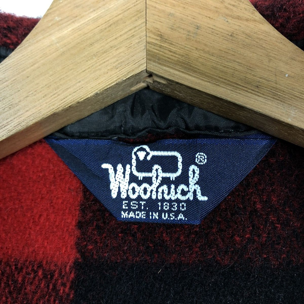 Vintage 🔥VINTAGE WORK JACKET WOOLRICH MADE IN USA TARTAN DESIGN Size US M / EU 48-50 / 2 - 19 Thumbnail