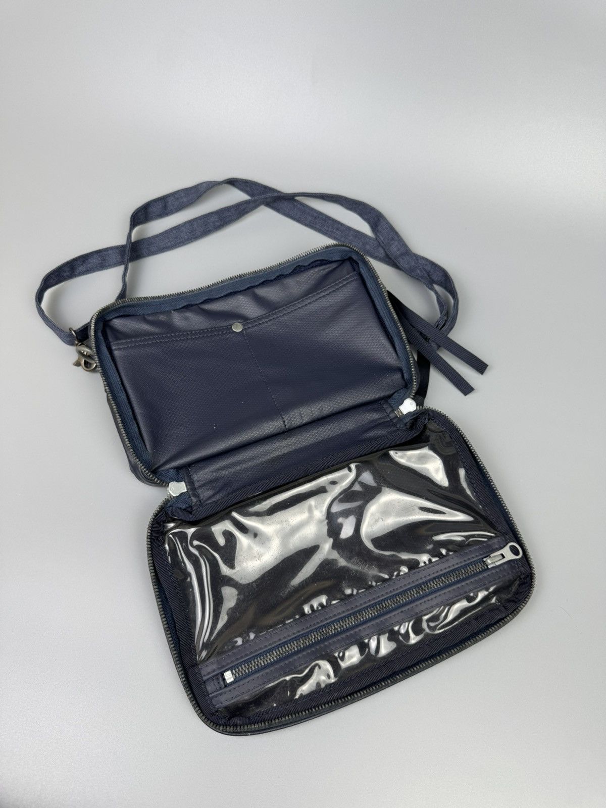 Japanese Brand Luggage Label - Japan Yoshida and Co. Dark Blue Slingbag Size ONE SIZE - 8 Thumbnail