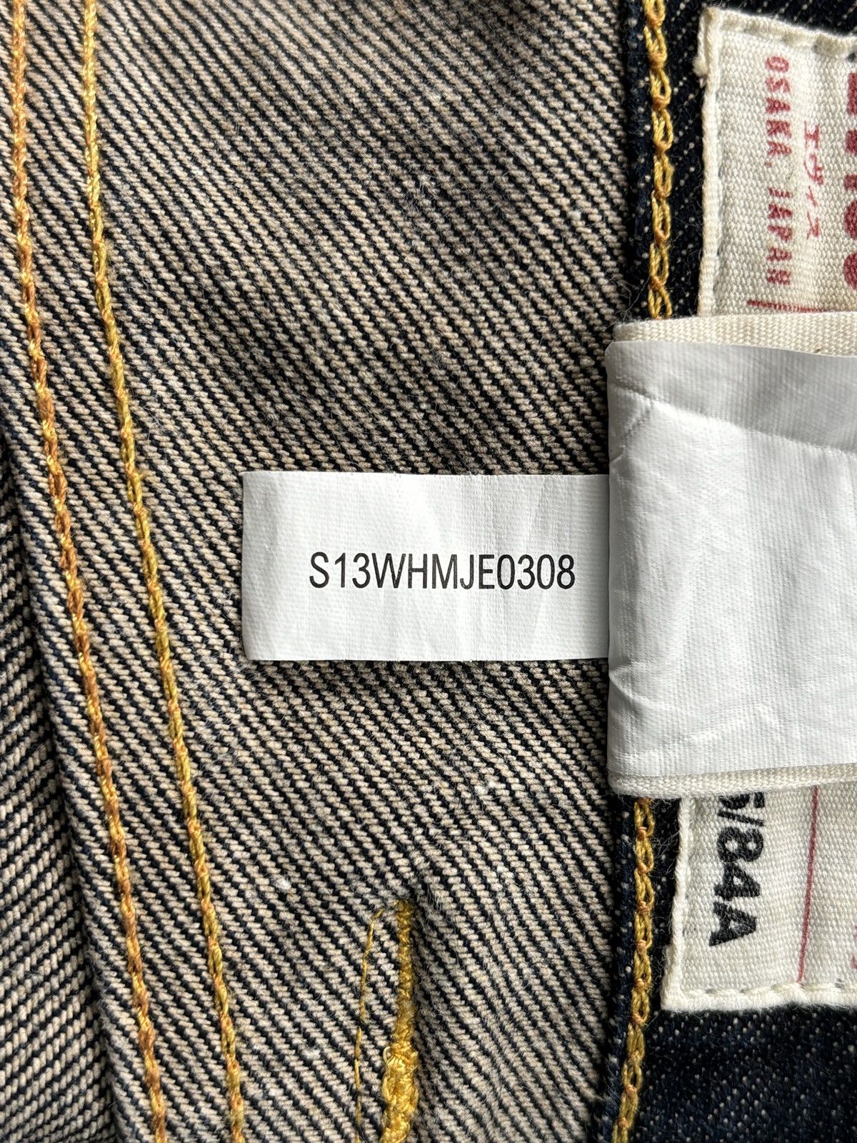 Evisu Lot. 2008 Embroidered Patterns Daicock Selvedge Jeans Size US 34 / EU 50 - 13 Thumbnail