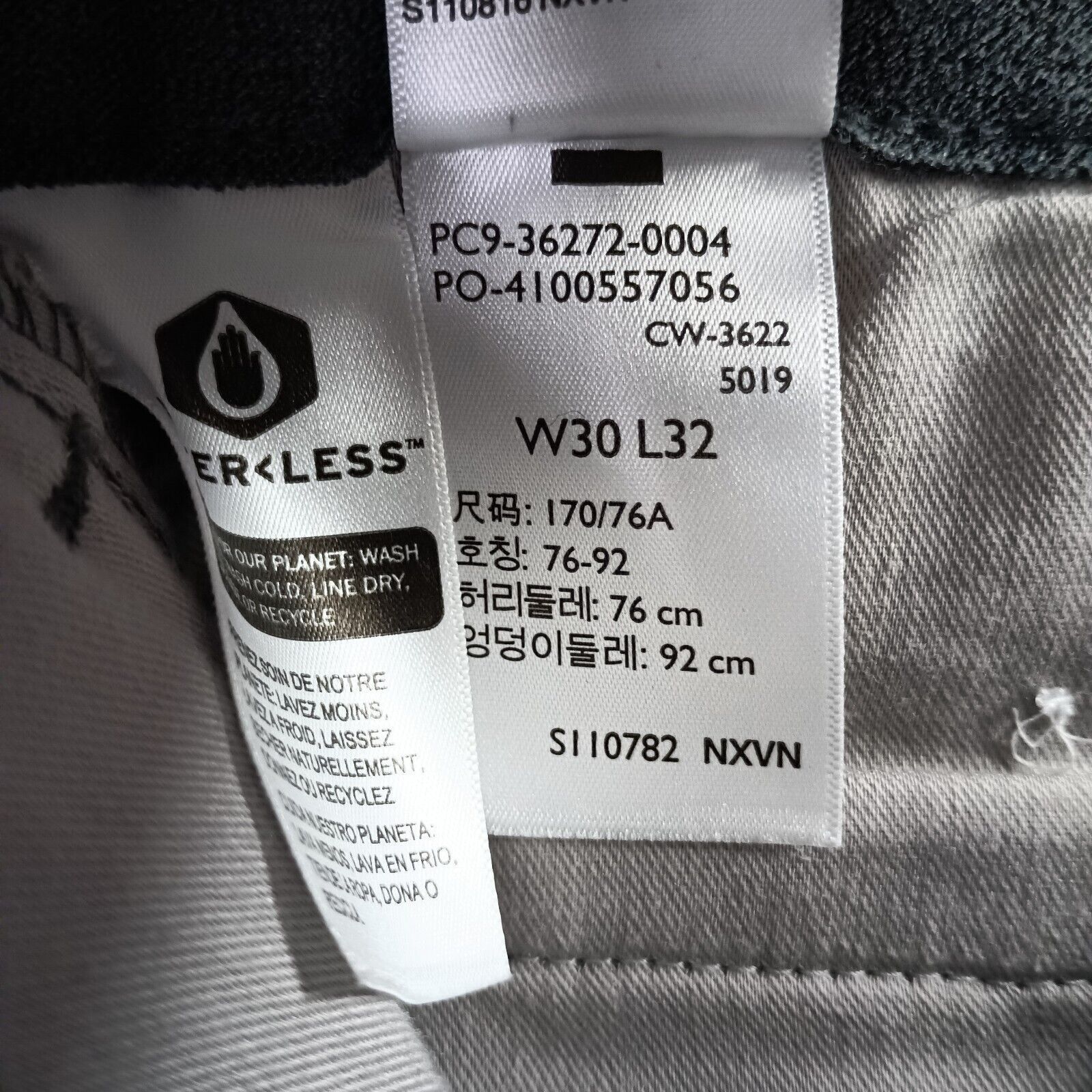 Dockers Dockers Workday Khakis Slim Fit Men's 30x32 Smart Flex Gray Size US 30 / EU 46 - 6 Thumbnail