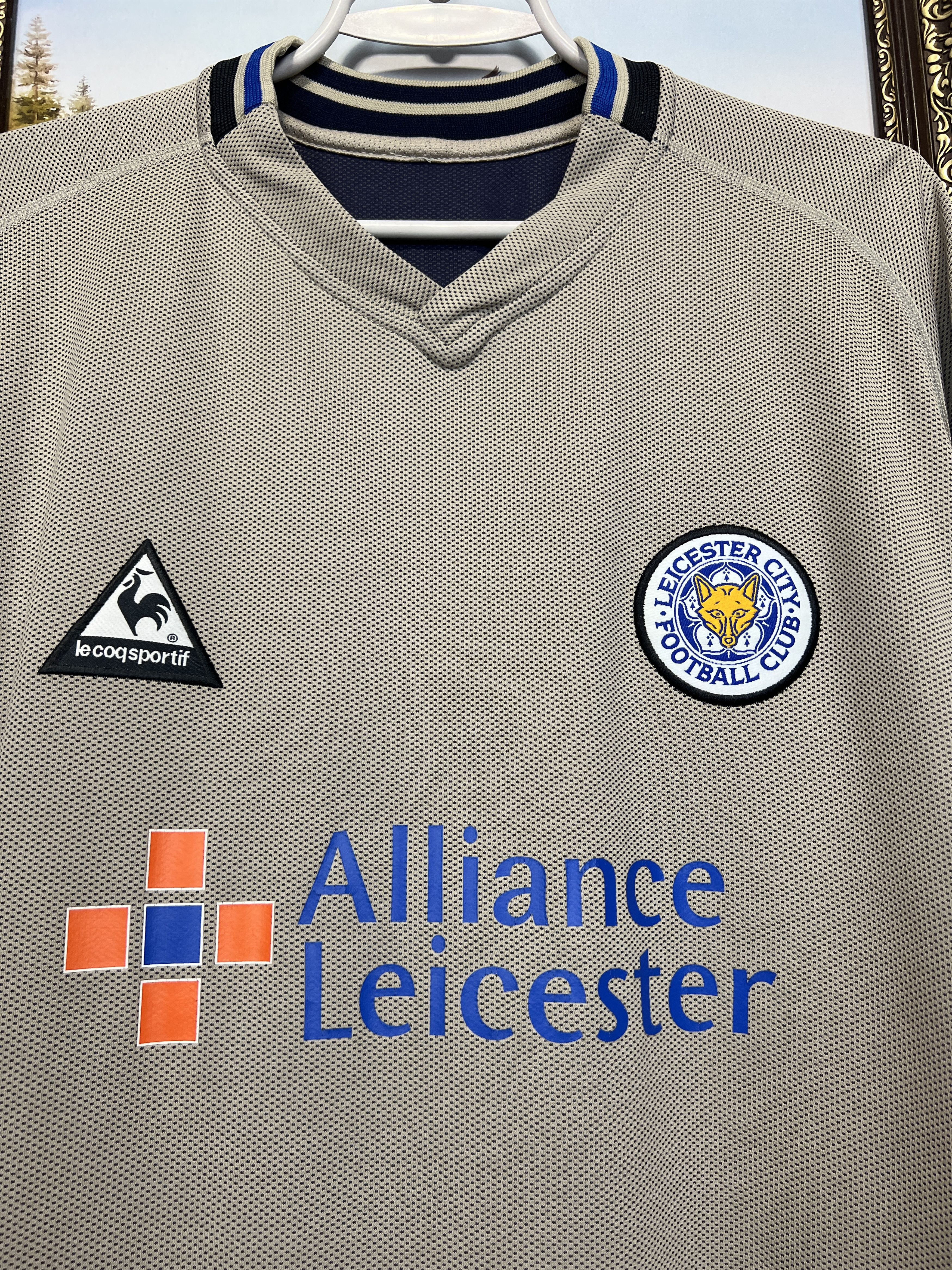 Le Coq Sportif Leicester City Away football shirt 2004 Soccer Jersey Size US XL / EU 56 / 4 - 3 Thumbnail