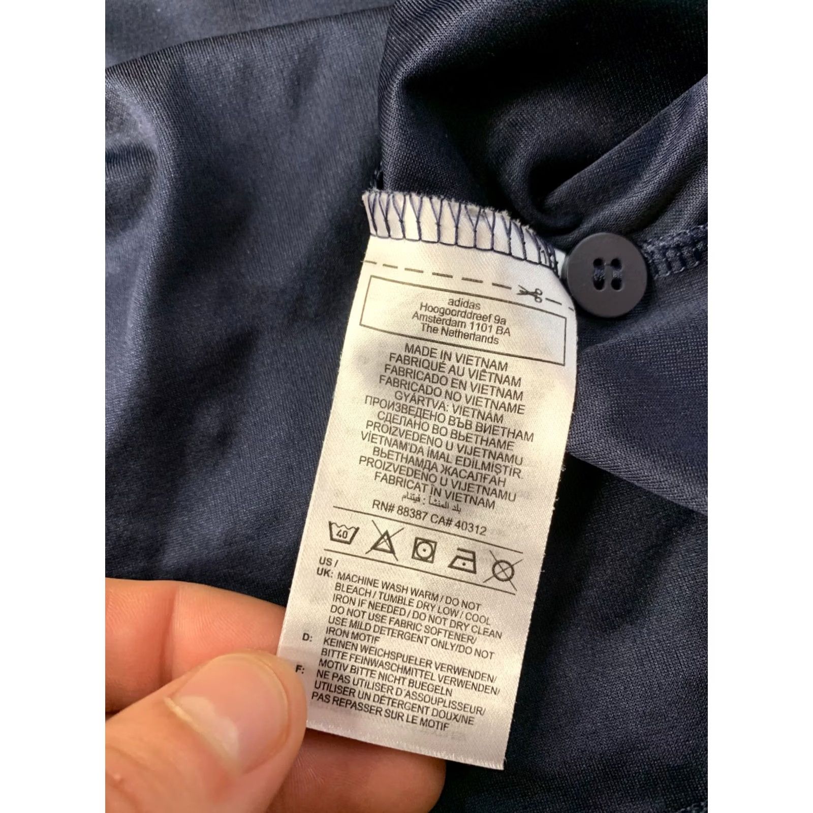 Adidas ADIDAS Performance AEROREADY ORIGINAL 2022 MEN Football Polo Shirt Jersey L Navy Blue Shirt Mens Size US L / EU 52-54 / 3 - 7 Thumbnail