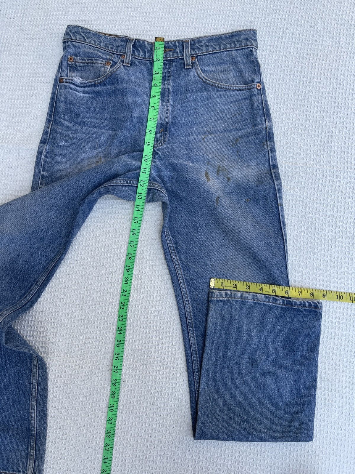Levi's Rare🔥Vtg 90s Levis 517 Boot Cut Light Wash Jeans Size US 33 - 13 Thumbnail