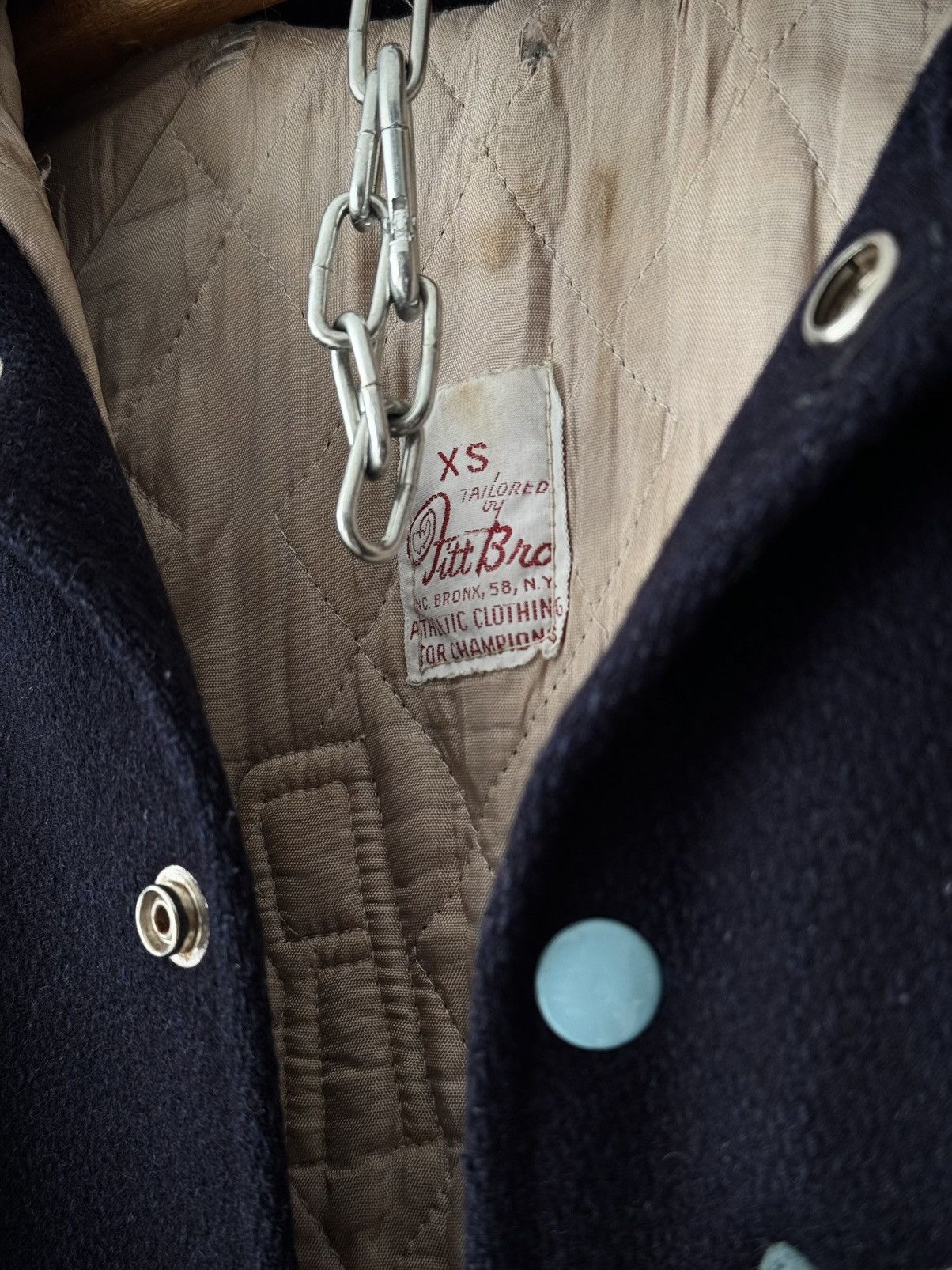 NFL × Vintage 1960s Vintage ‘Canarsie NY’ Cheerleaders Varsity Wool Jacket Size US XS / EU 42 / 0 - 8 Thumbnail
